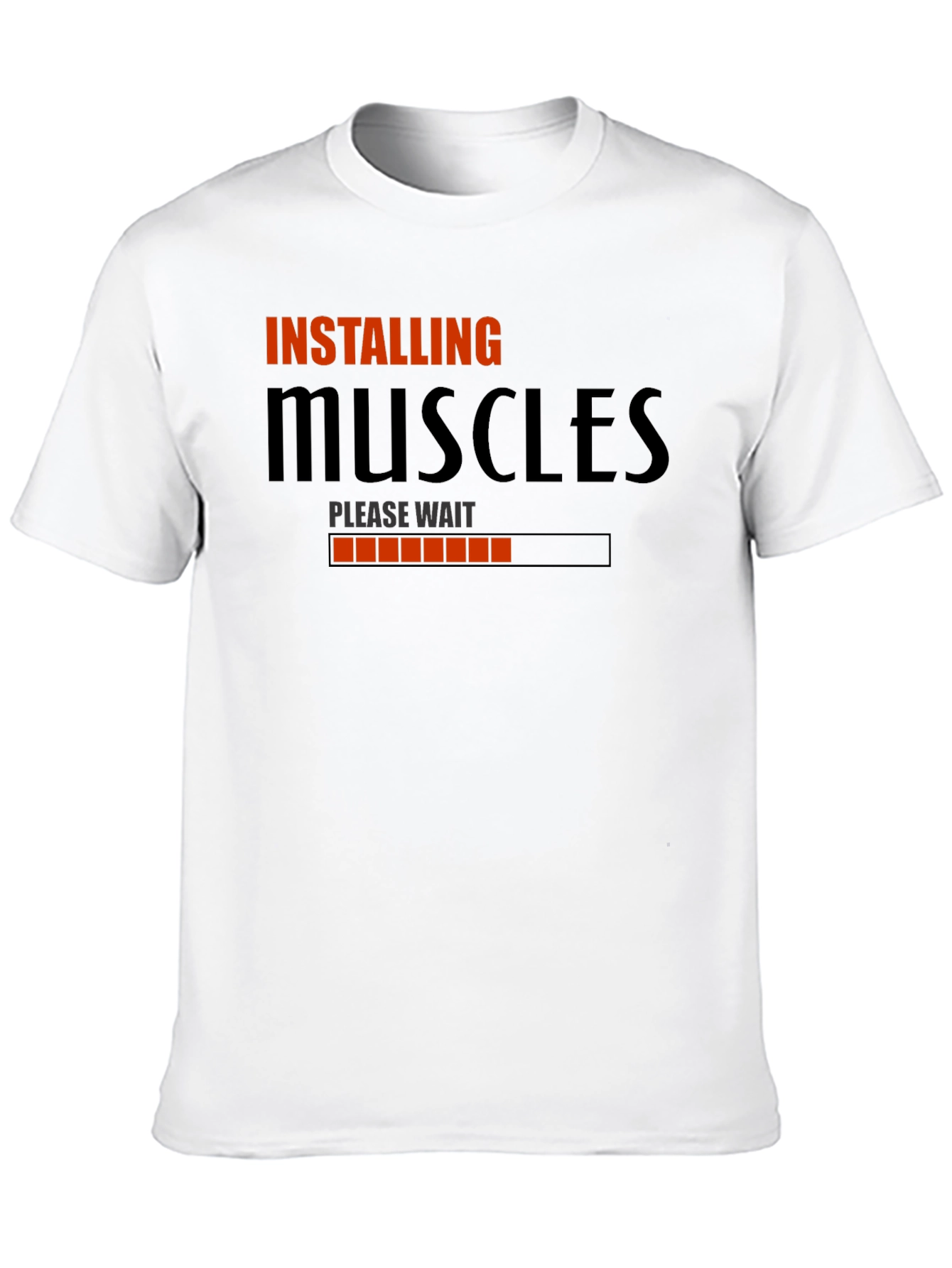 Installing Muscles T-Shirt - Funny Gym Workout Tee