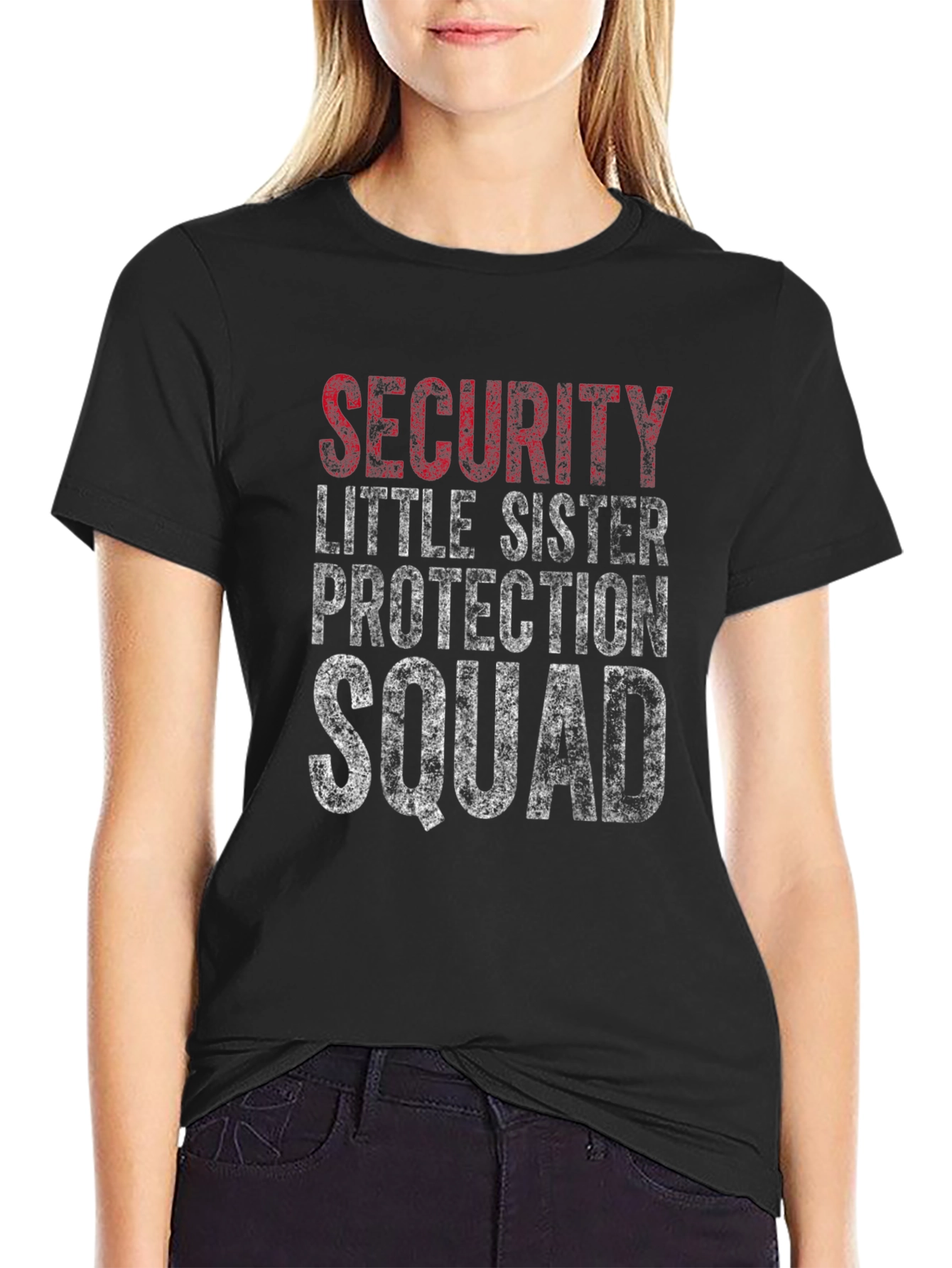 Security Little Sister Protection Squad T-Shirt
