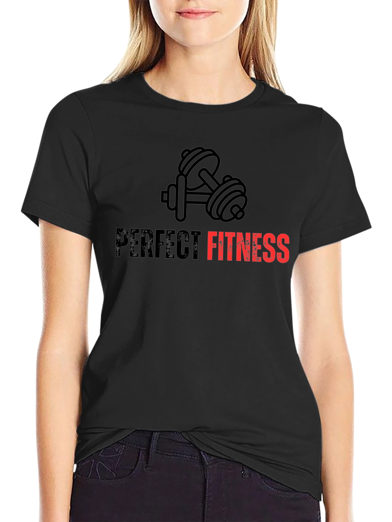Perfect Fitness Black T-Shirt