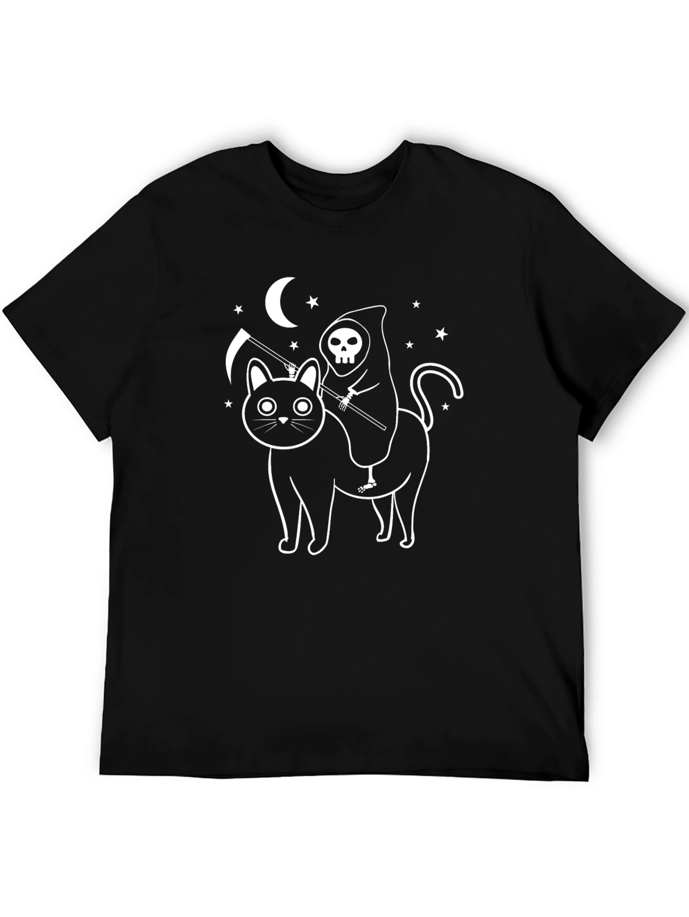 Grim Reaper Cat T-Shirt - Unisex