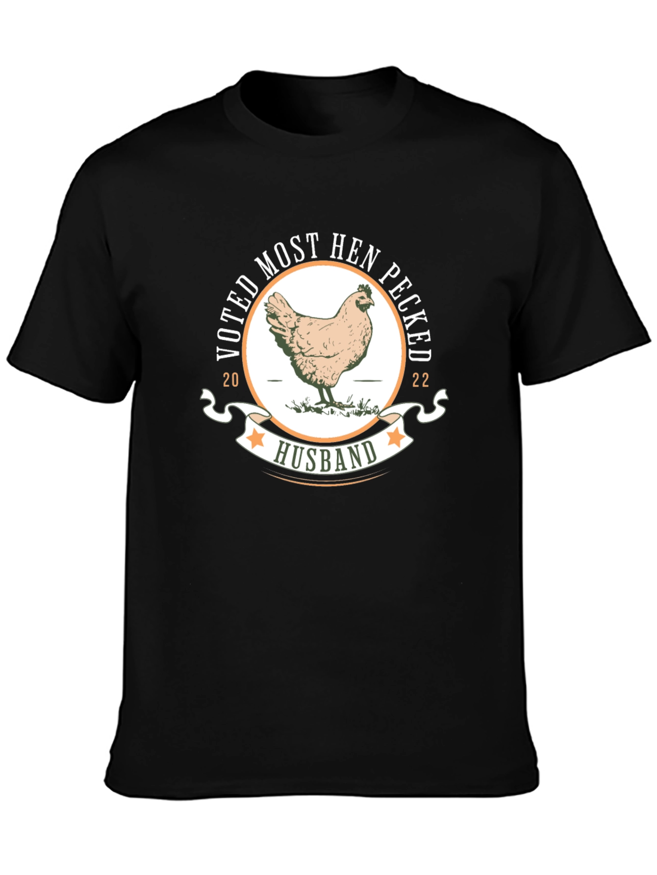 Voted Most Hen Pecked Husband Graphic Tee