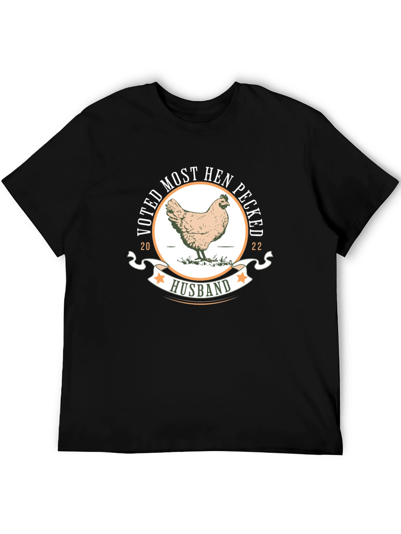 Voted Most Hen Pecked Husband Graphic Tee