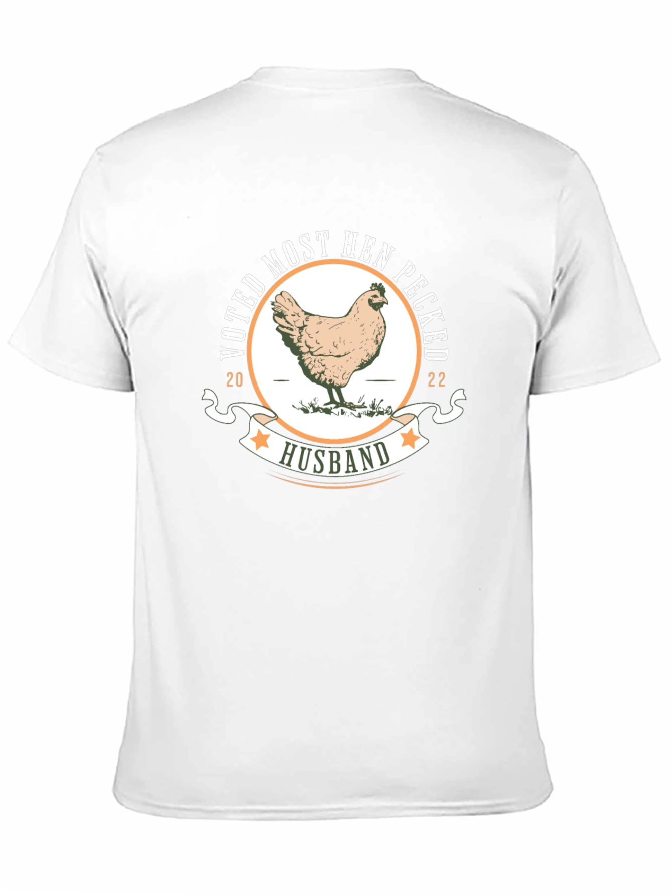 Voted Most Hen Pecked Husband Graphic Tee