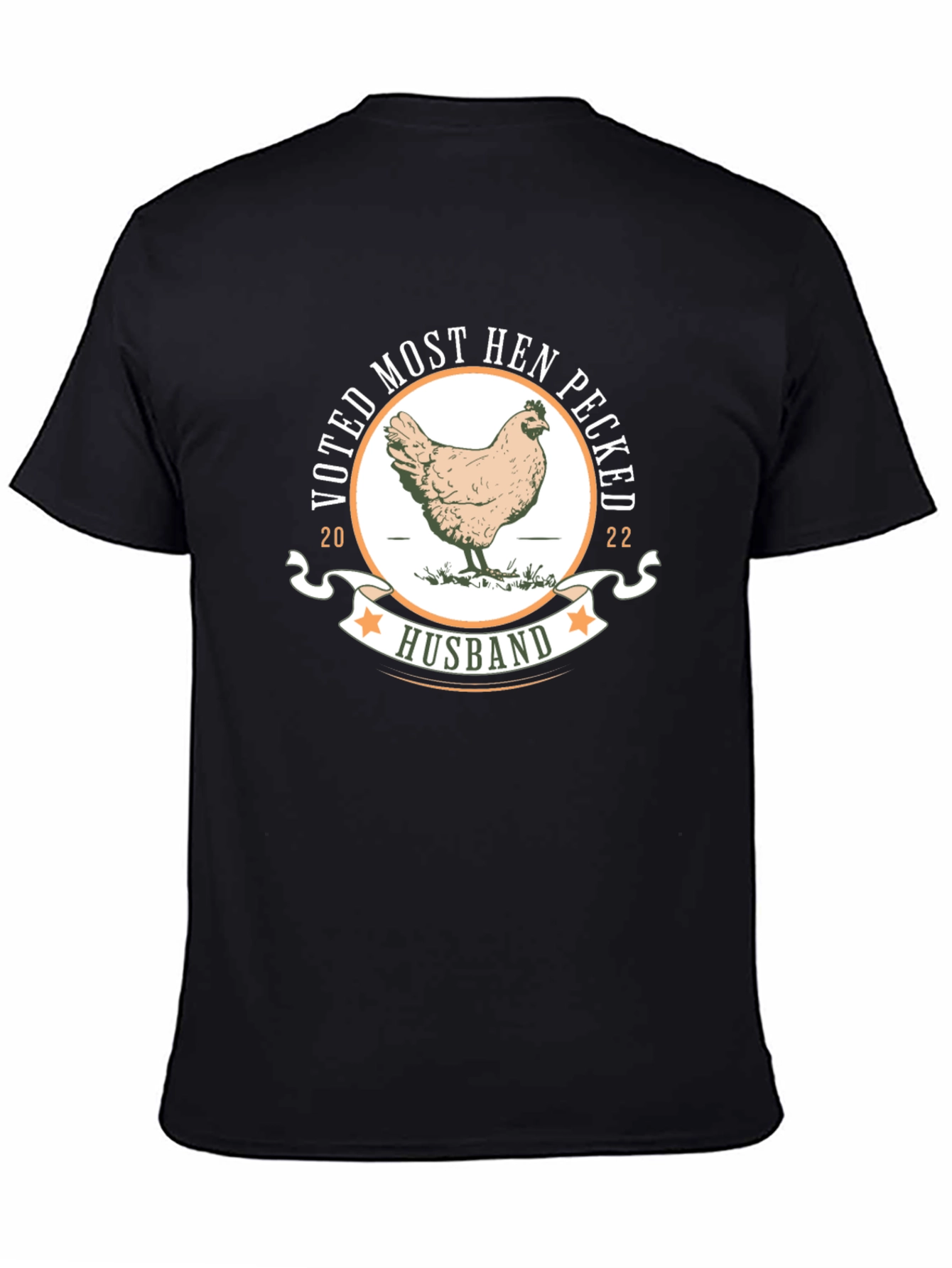 Voted Most Hen Pecked Husband Graphic Tee