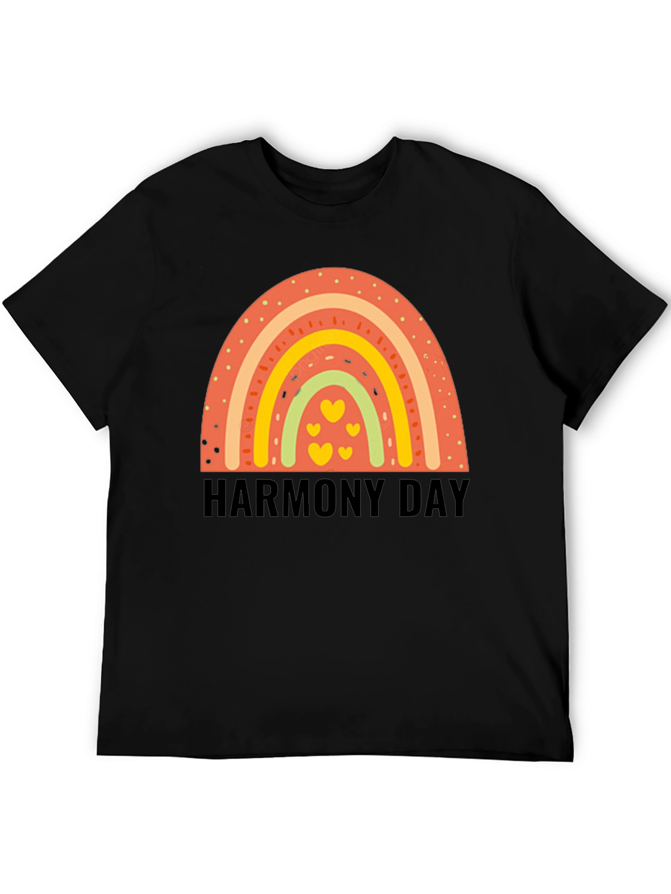 Harmony Day Rainbow Heart Tee