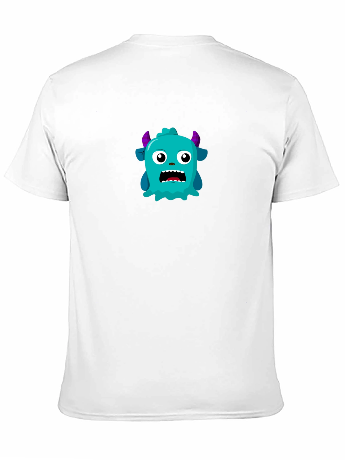 Monster Graphic Tee - Mens Black Crew Neck T-Shirt