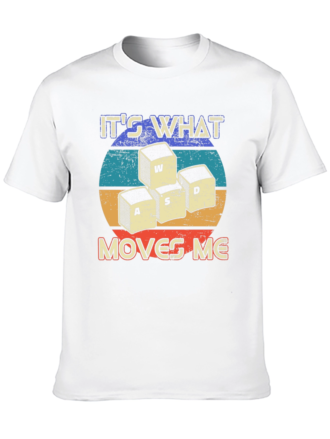 Gamer WASD Moves Me Black T-Shirt