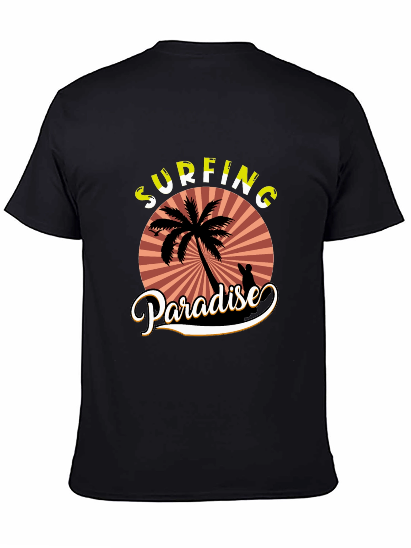 Surfing Paradise T-Shirt - Tropical Beach Design