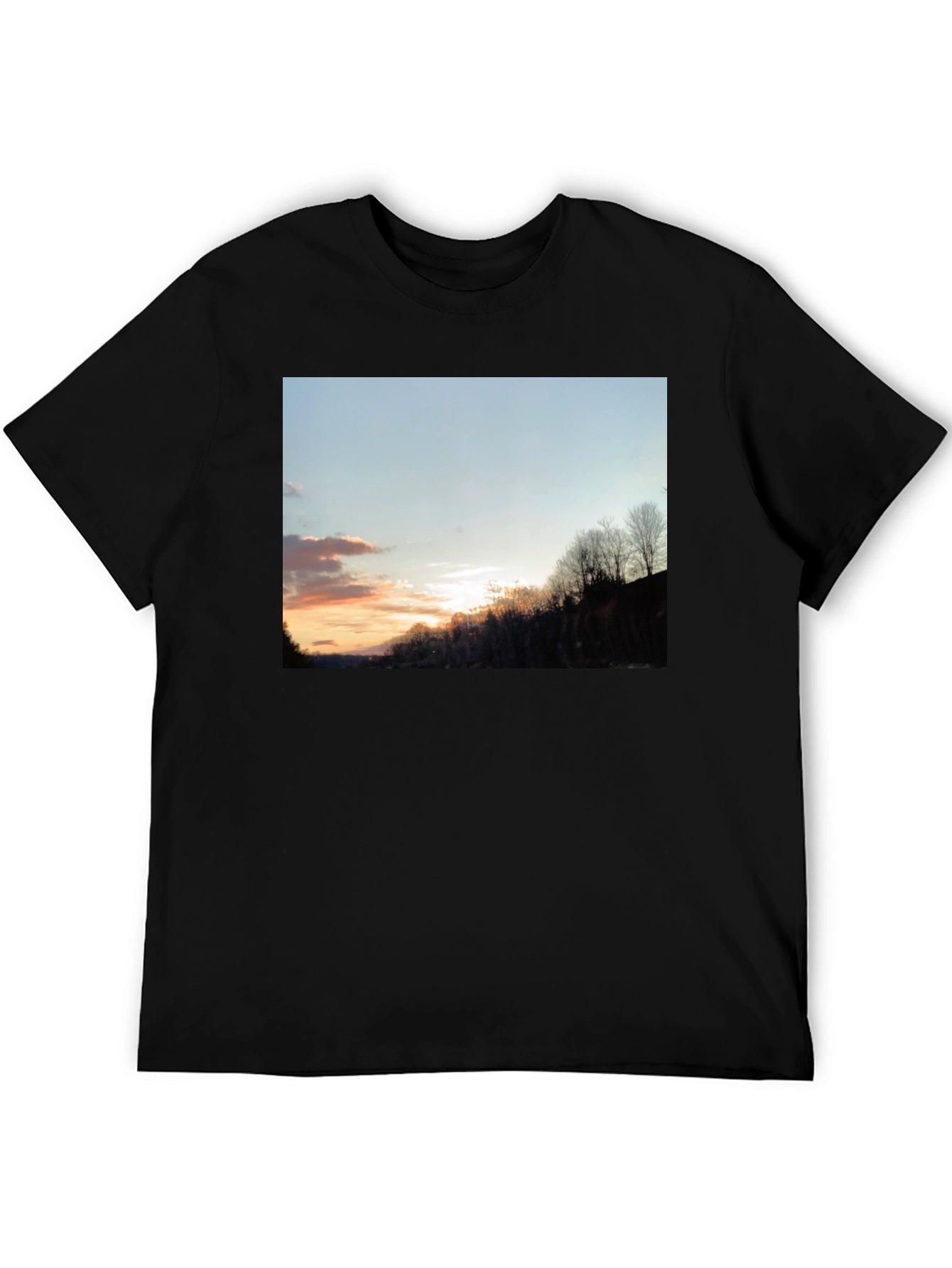 Sunset Graphic Tee - Nature Inspired Casual Wear