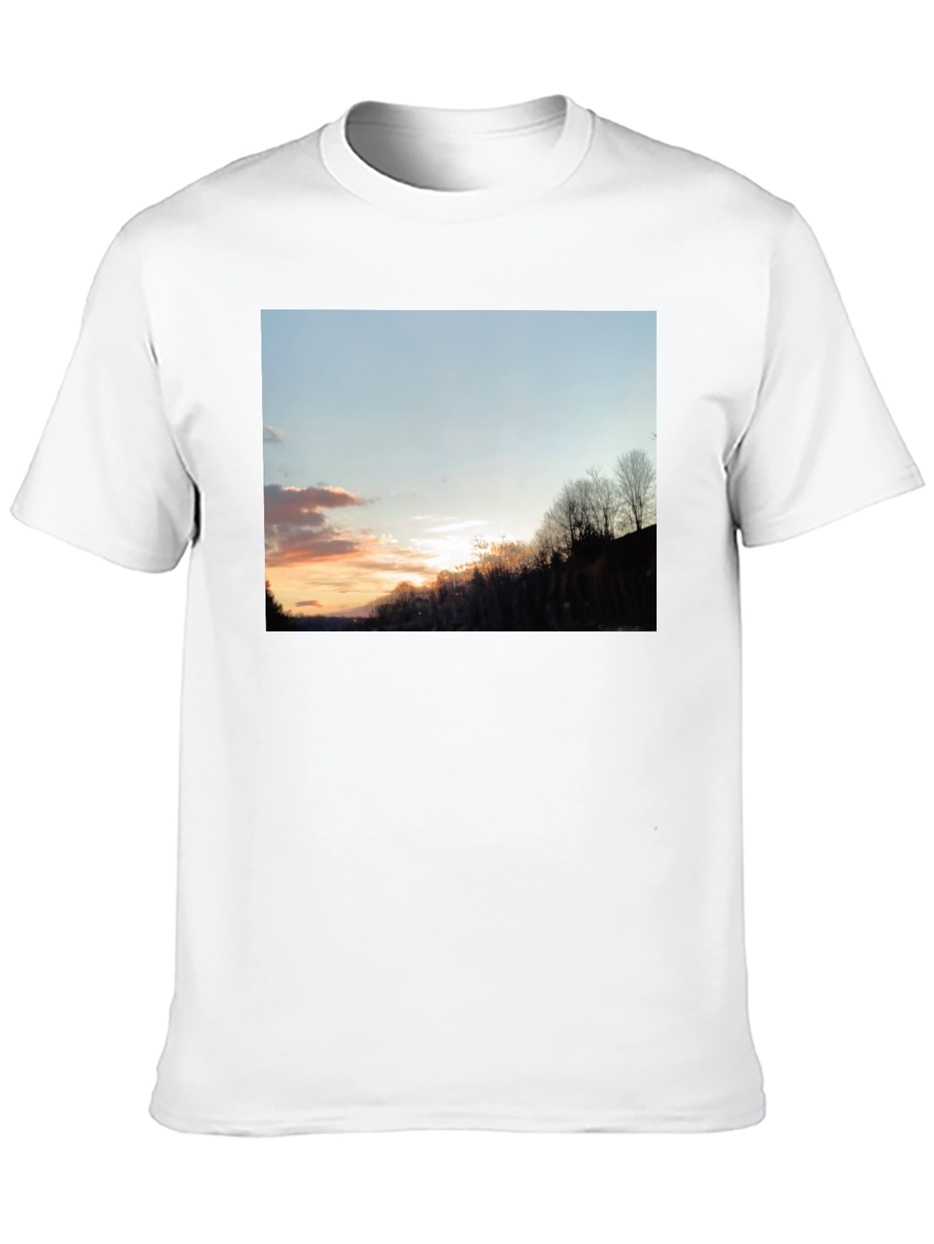 Sunset Graphic Tee - Nature Inspired Casual Wear