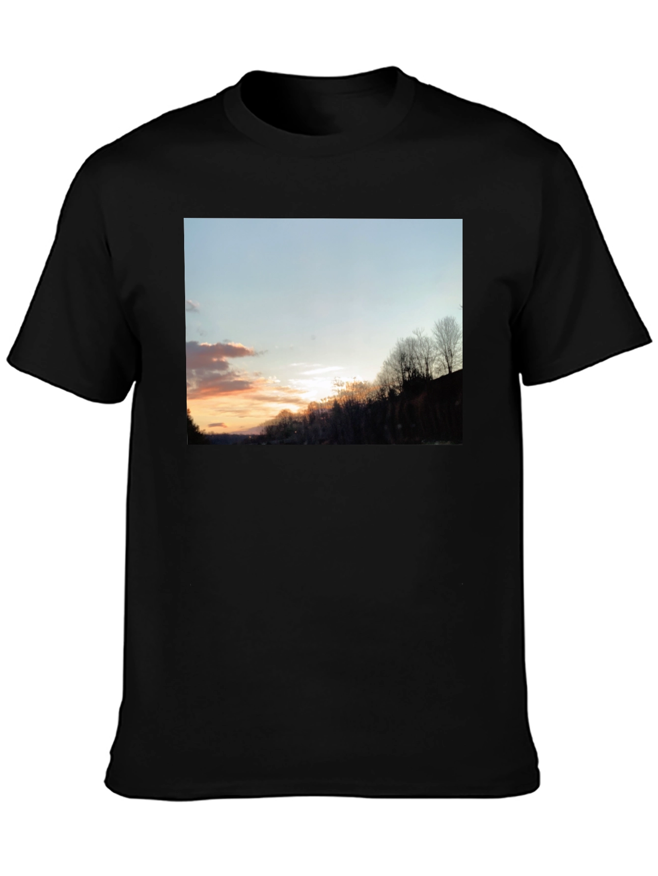 Sunset Graphic Tee - Nature Inspired Casual Wear