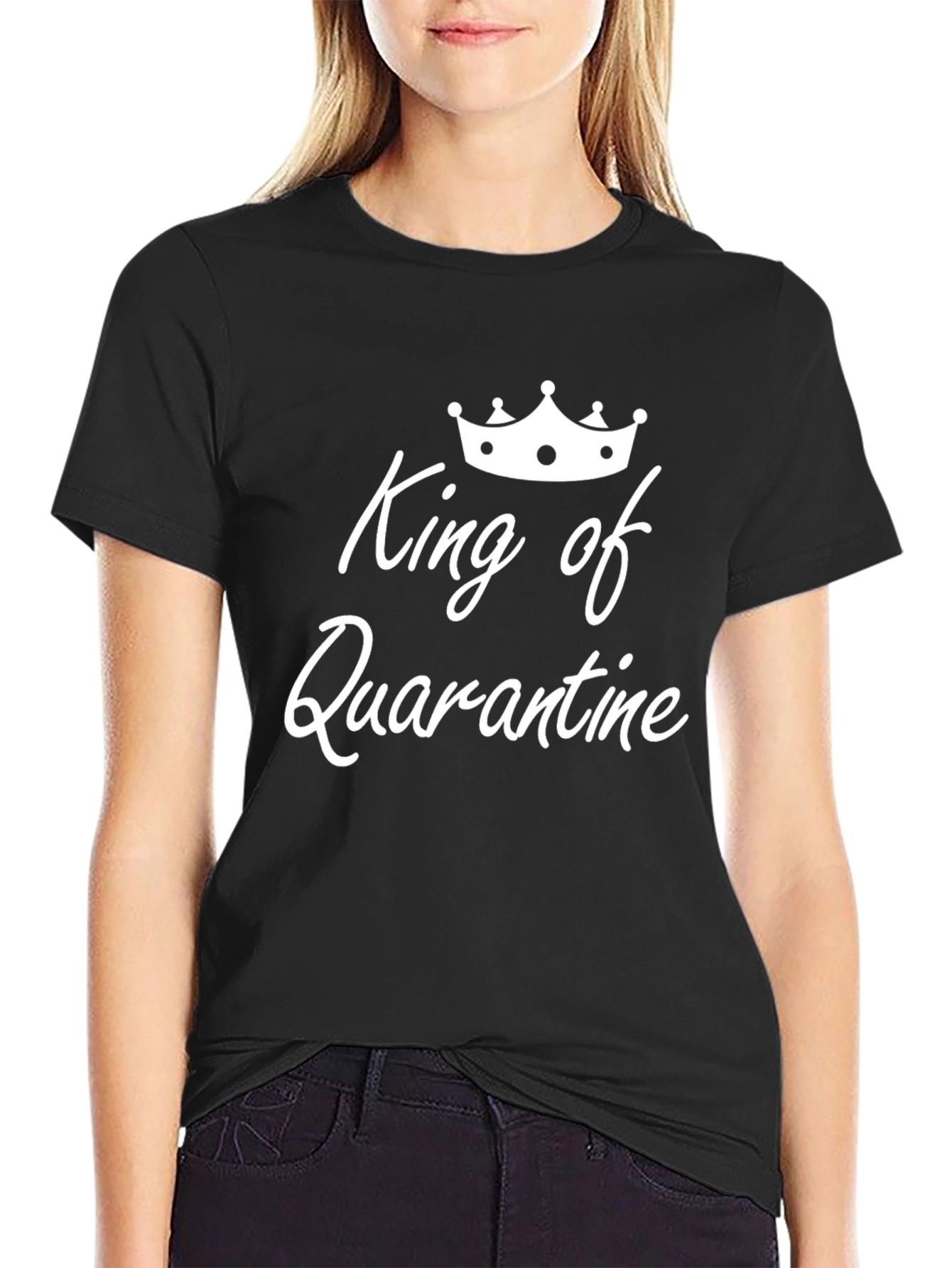King of Quarantine Graphic Tee - Black