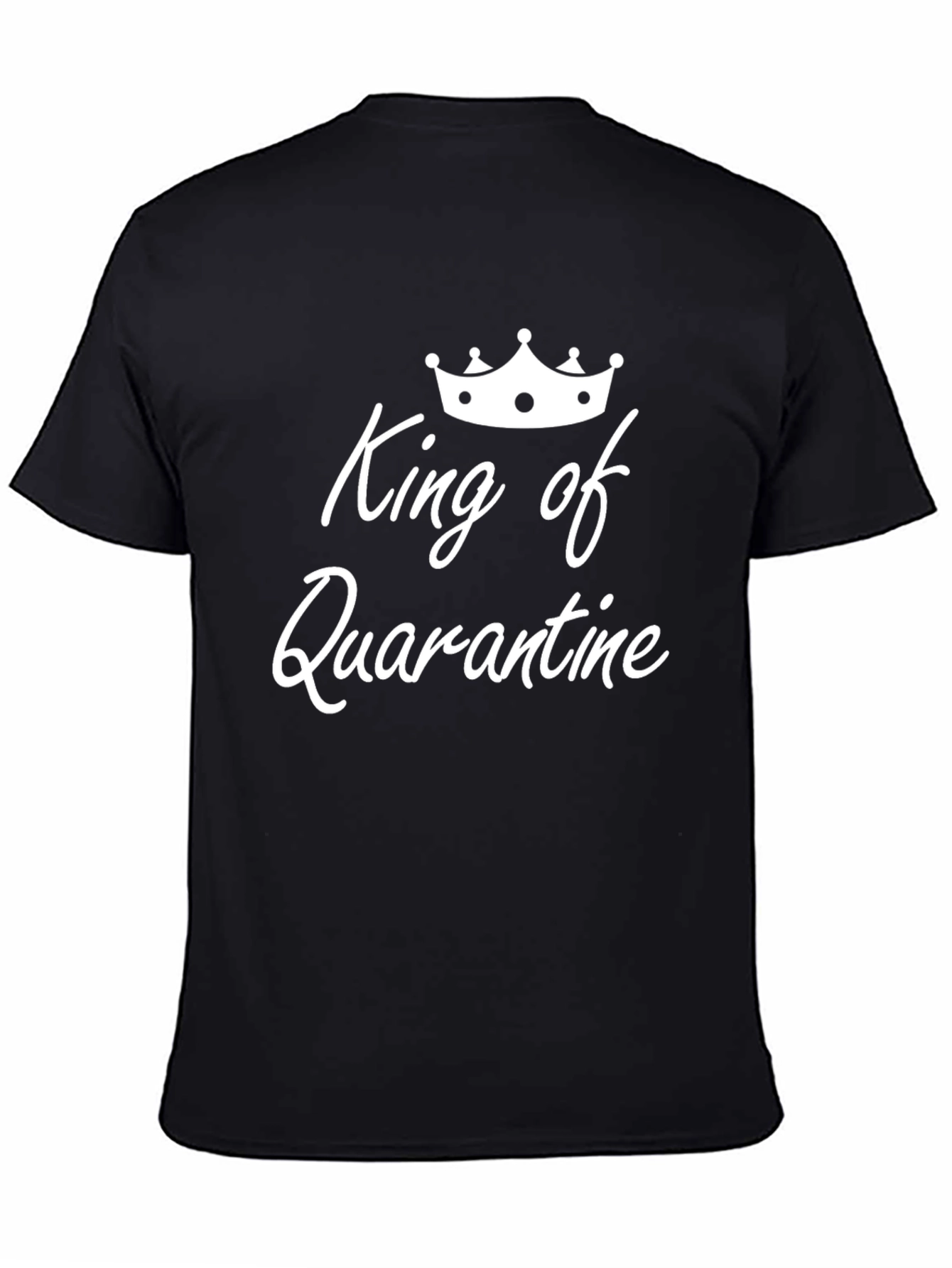 King of Quarantine Graphic Tee - Black