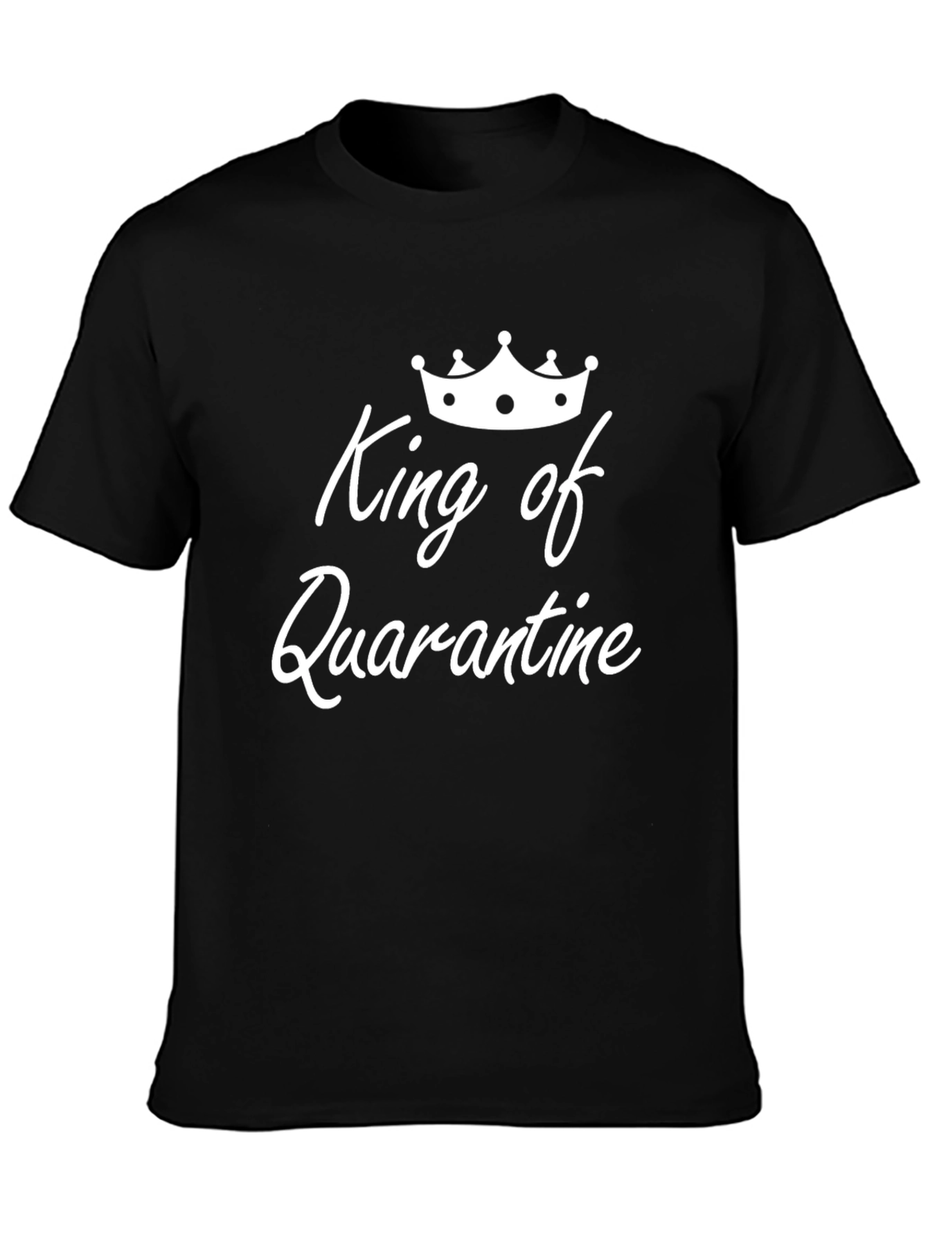King of Quarantine Graphic Tee - Black