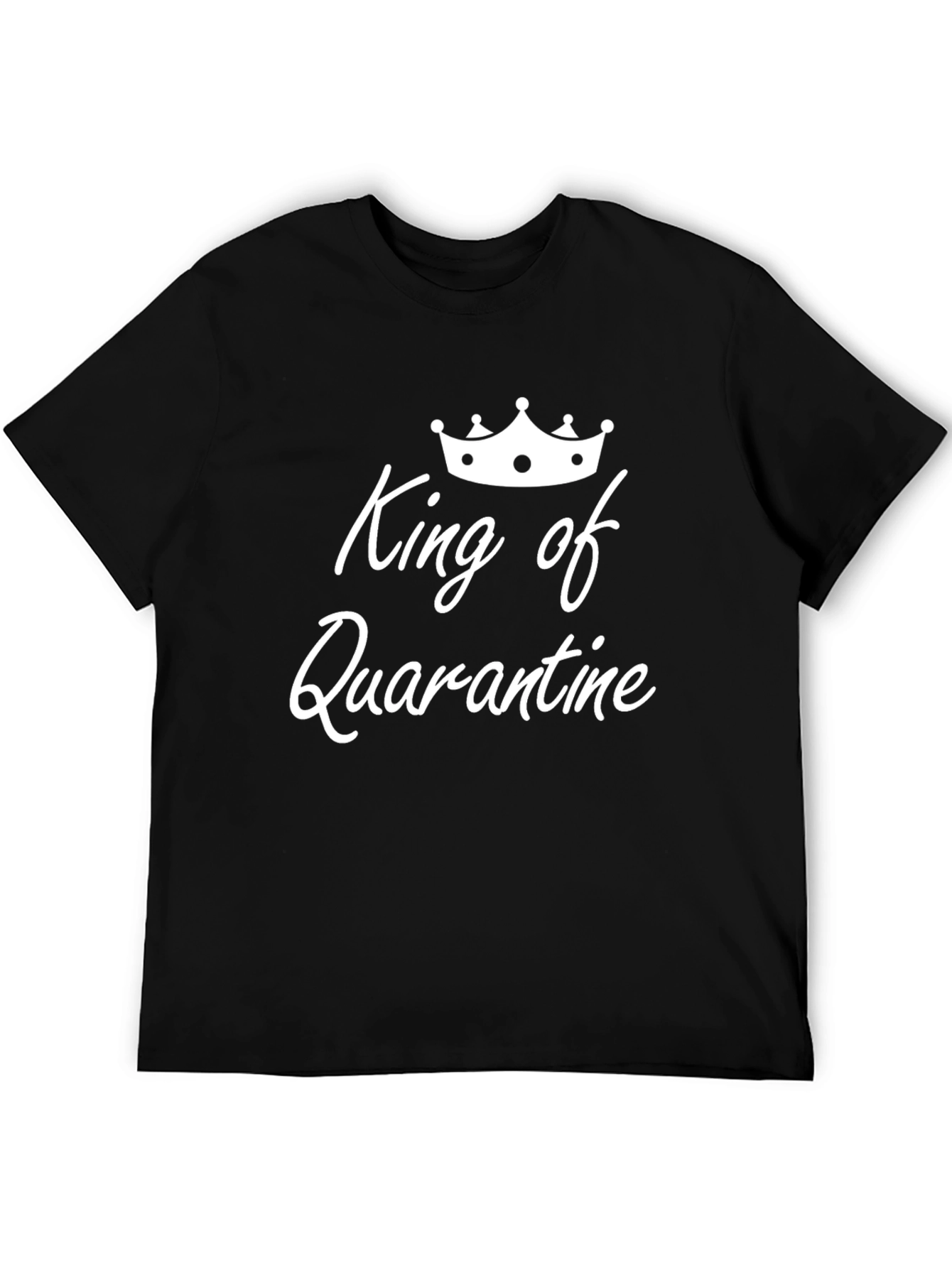 King of Quarantine Graphic Tee - Black