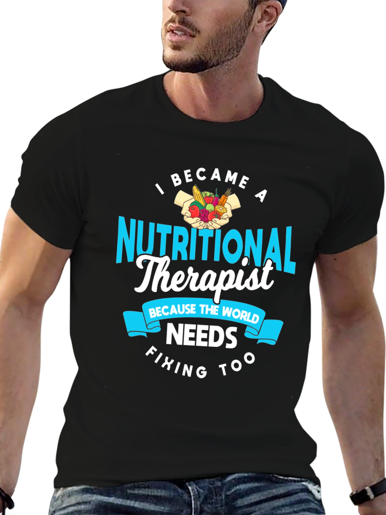 Nutritional Therapist Graphic T-Shirt - Food & Health