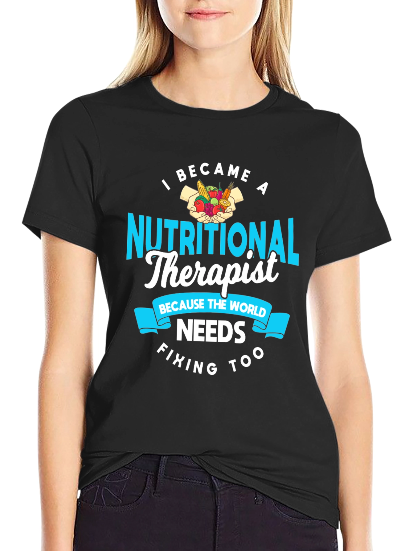 Nutritional Therapist Graphic T-Shirt - Food & Health