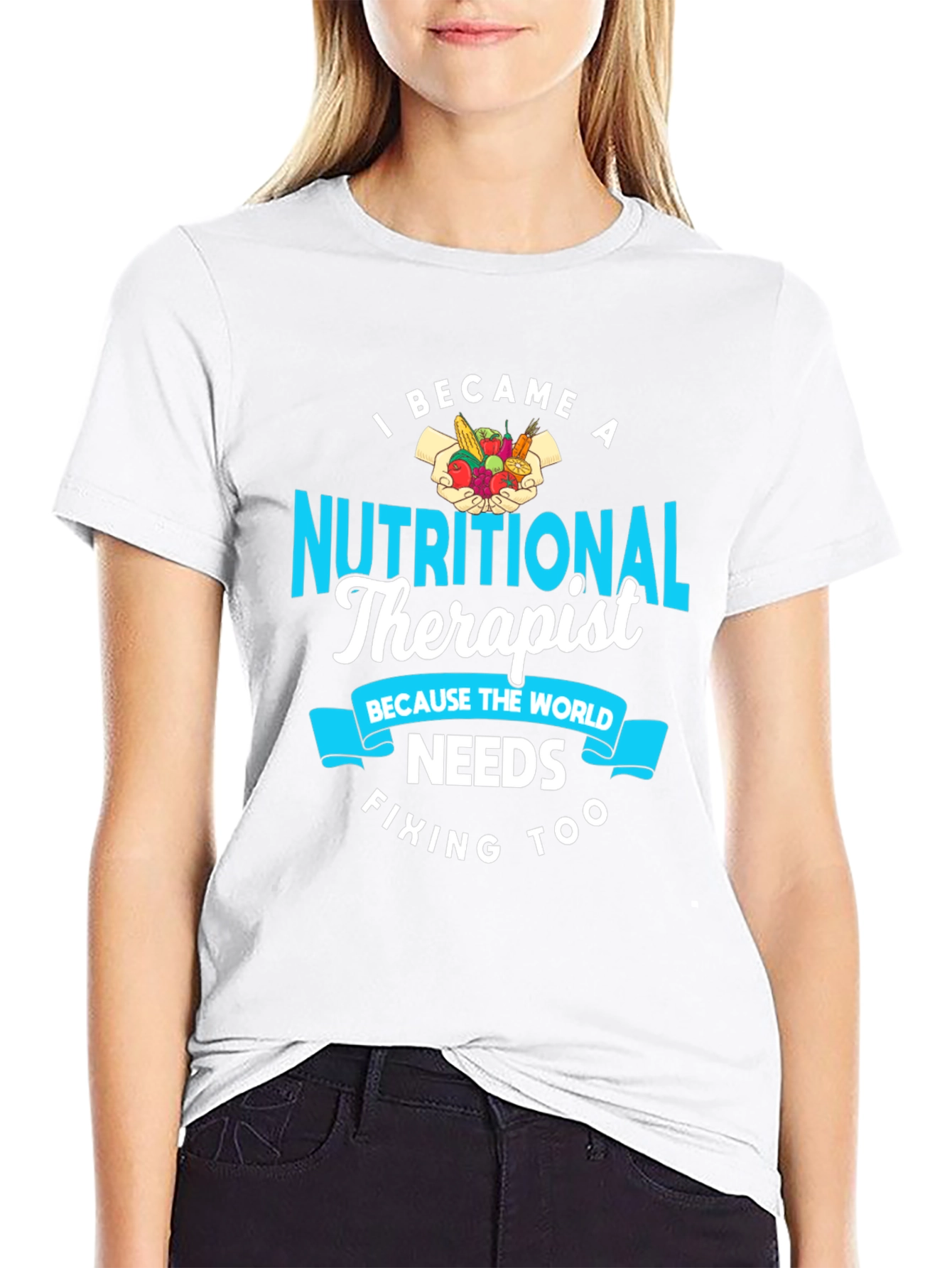 Nutritional Therapist Graphic T-Shirt - Food & Health