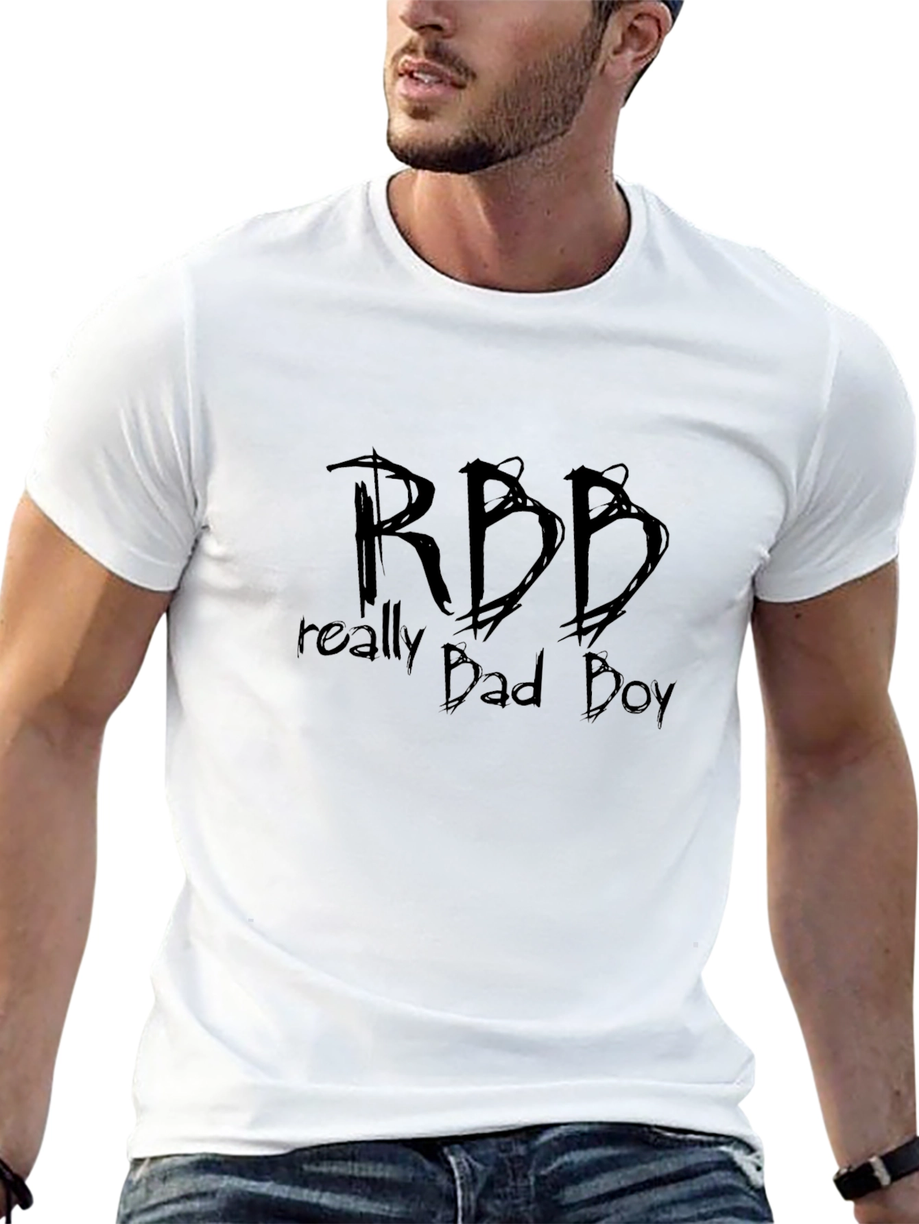 RBB Really Bad Boy Black Graphic Tee Shirt