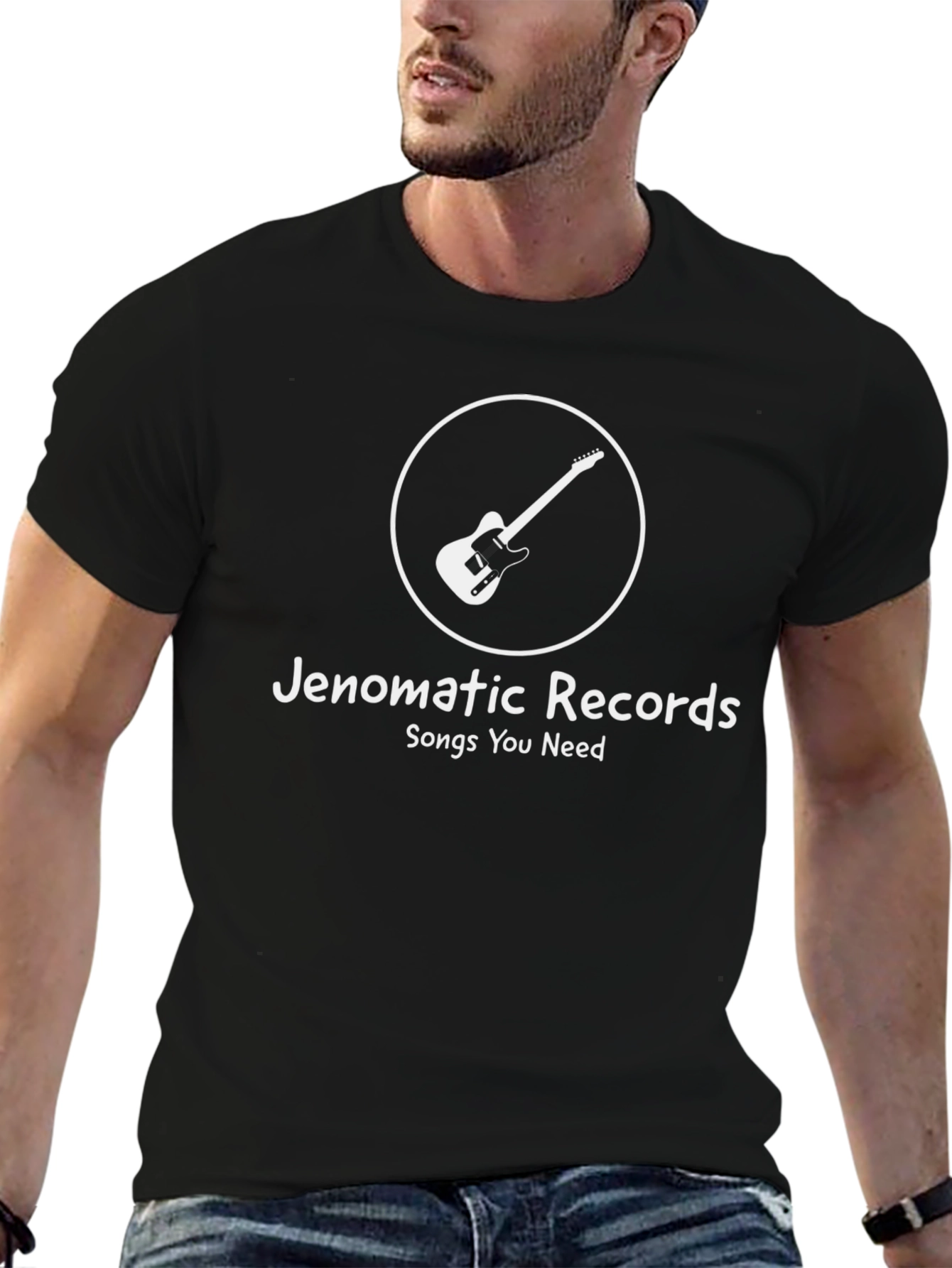 Jenomatic Records Black T-Shirt