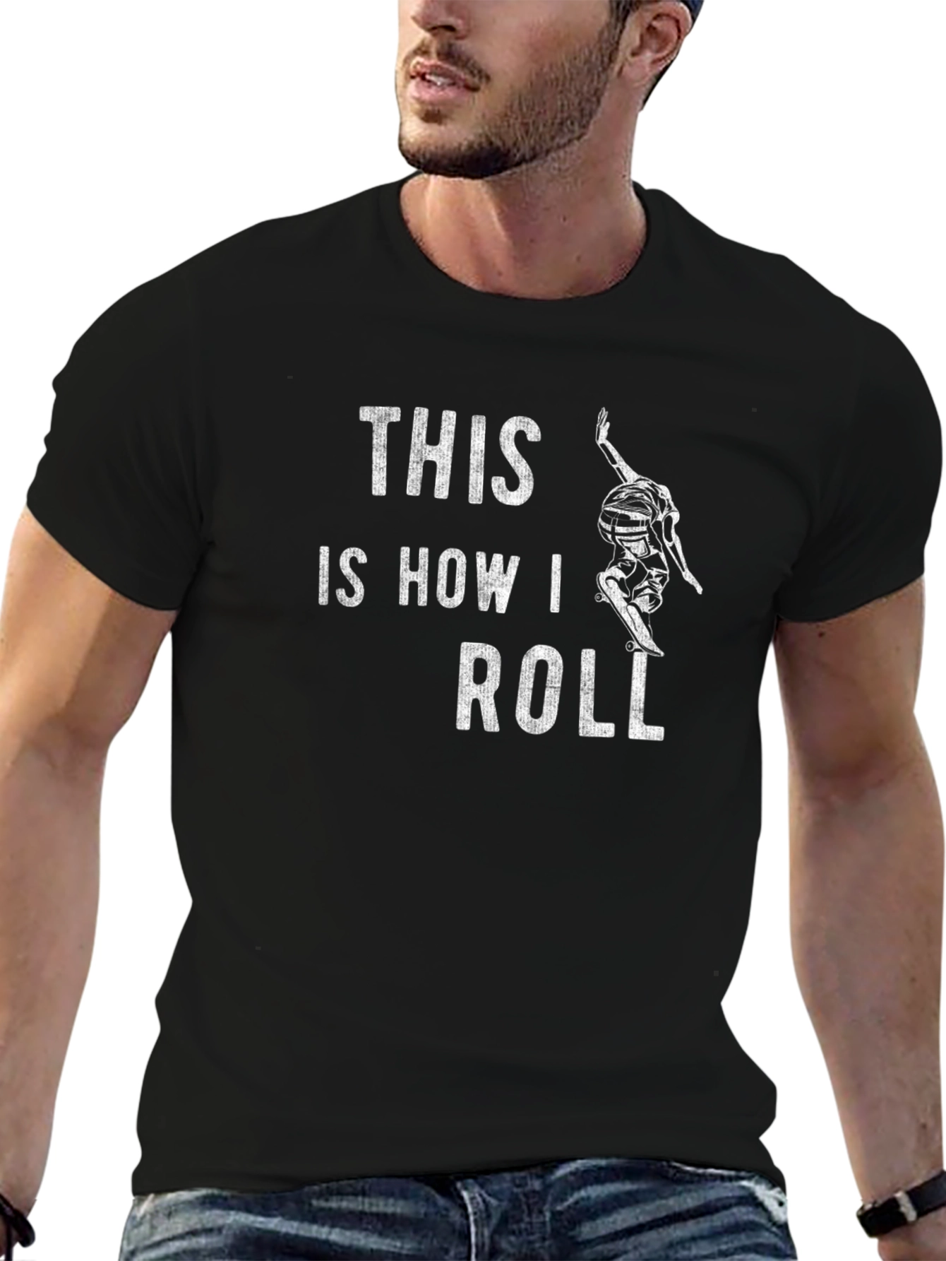 This is How I Roll T-Shirt - Skateboarder Tee