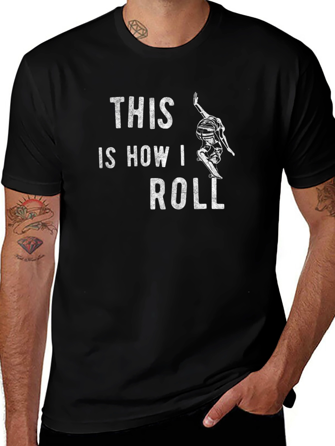 This is How I Roll T-Shirt - Skateboarder Tee