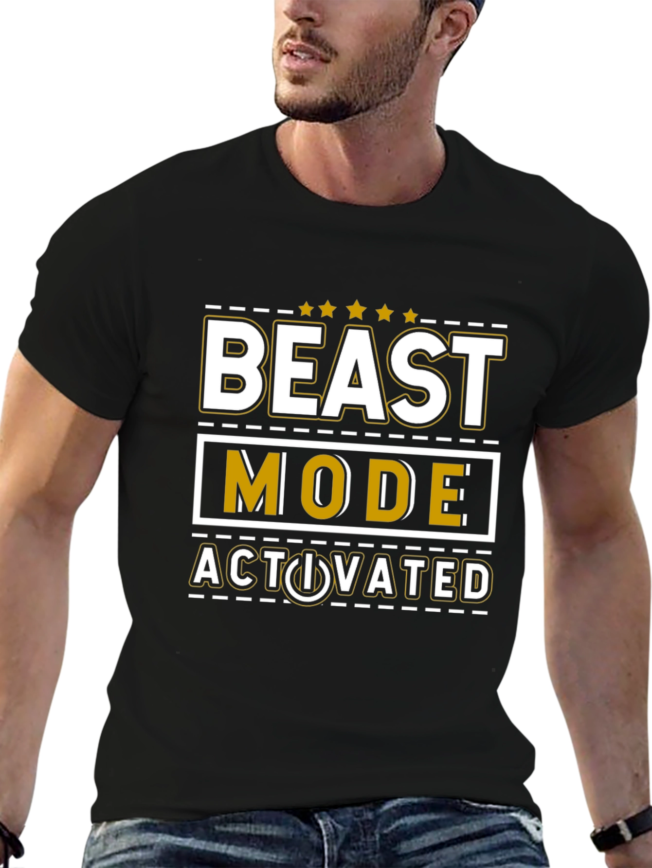 Beast Mode Activated T-Shirt - Gym Motivation