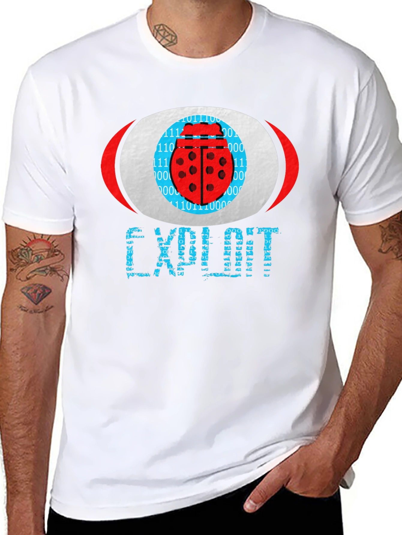 Exploit Bug Binary Code T-Shirt