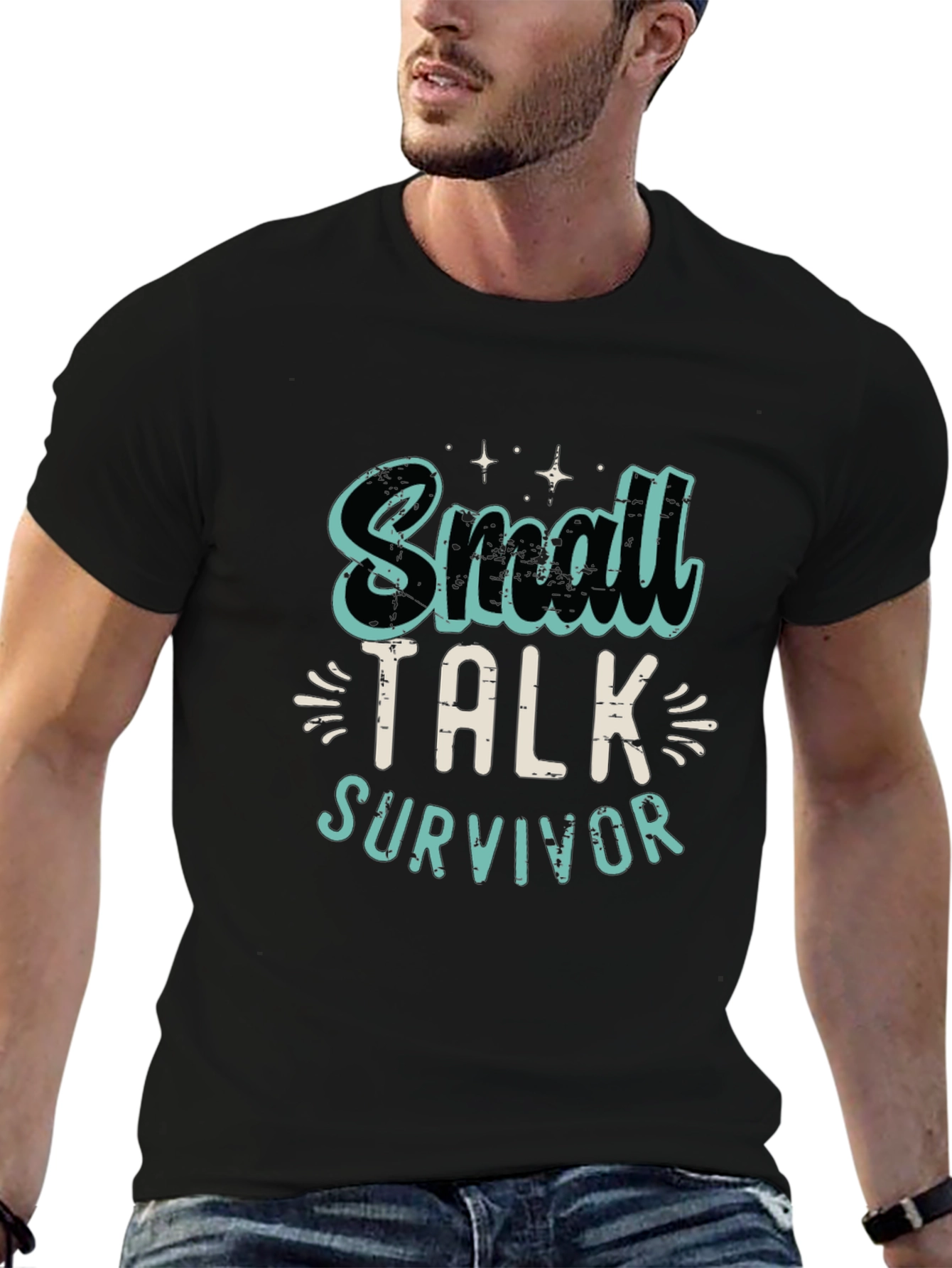 Small Talk Survivor Graphic T-Shirt