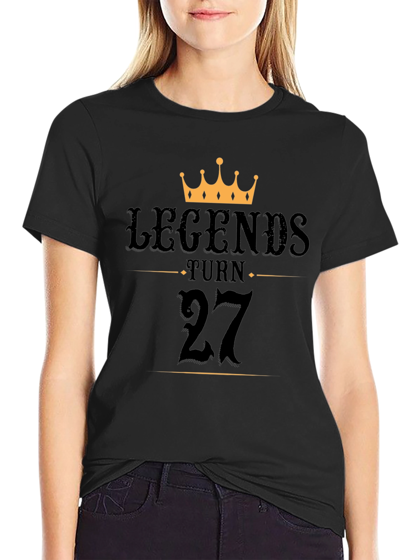 Legends Turn 27 Birthday T-Shirt