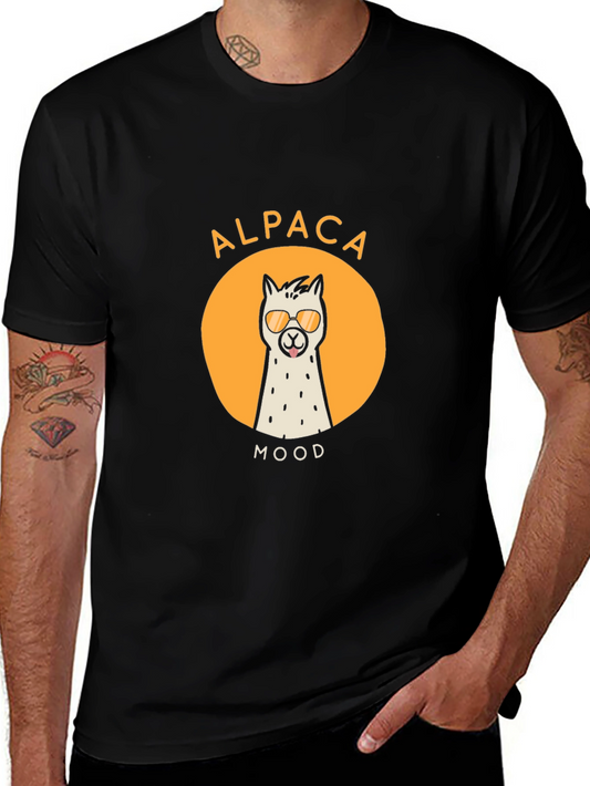 Alpaca Mood Graphic Tee - Cool & Casual