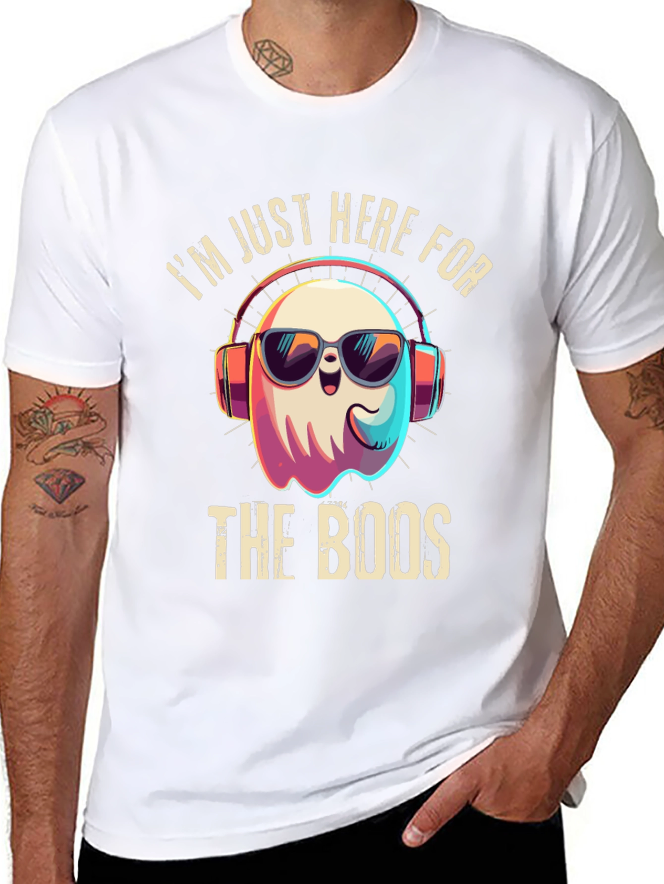 Boo Crew Ghost T-Shirt - Halloween Party Shirt