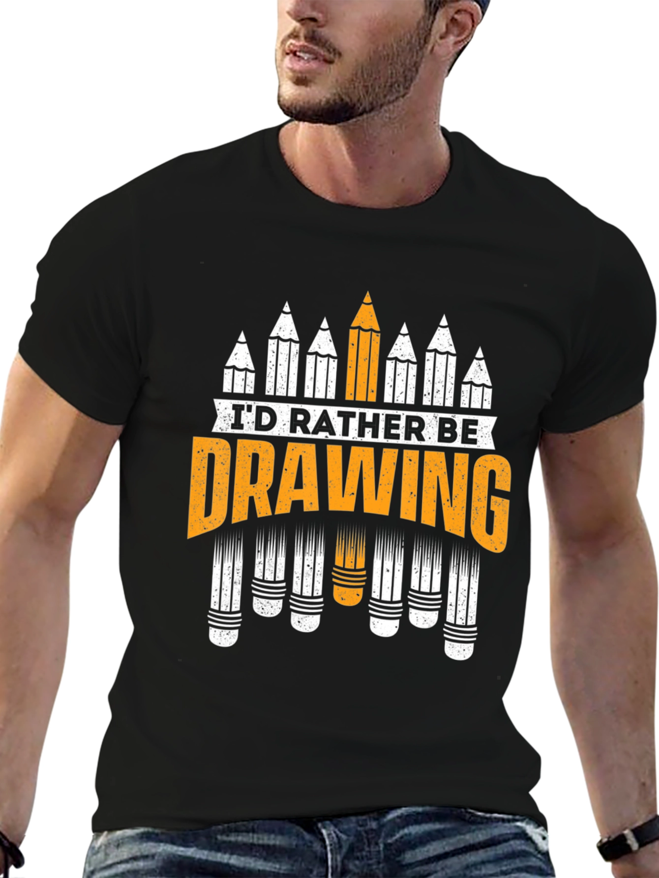 Id Rather Be Drawing T-Shirt