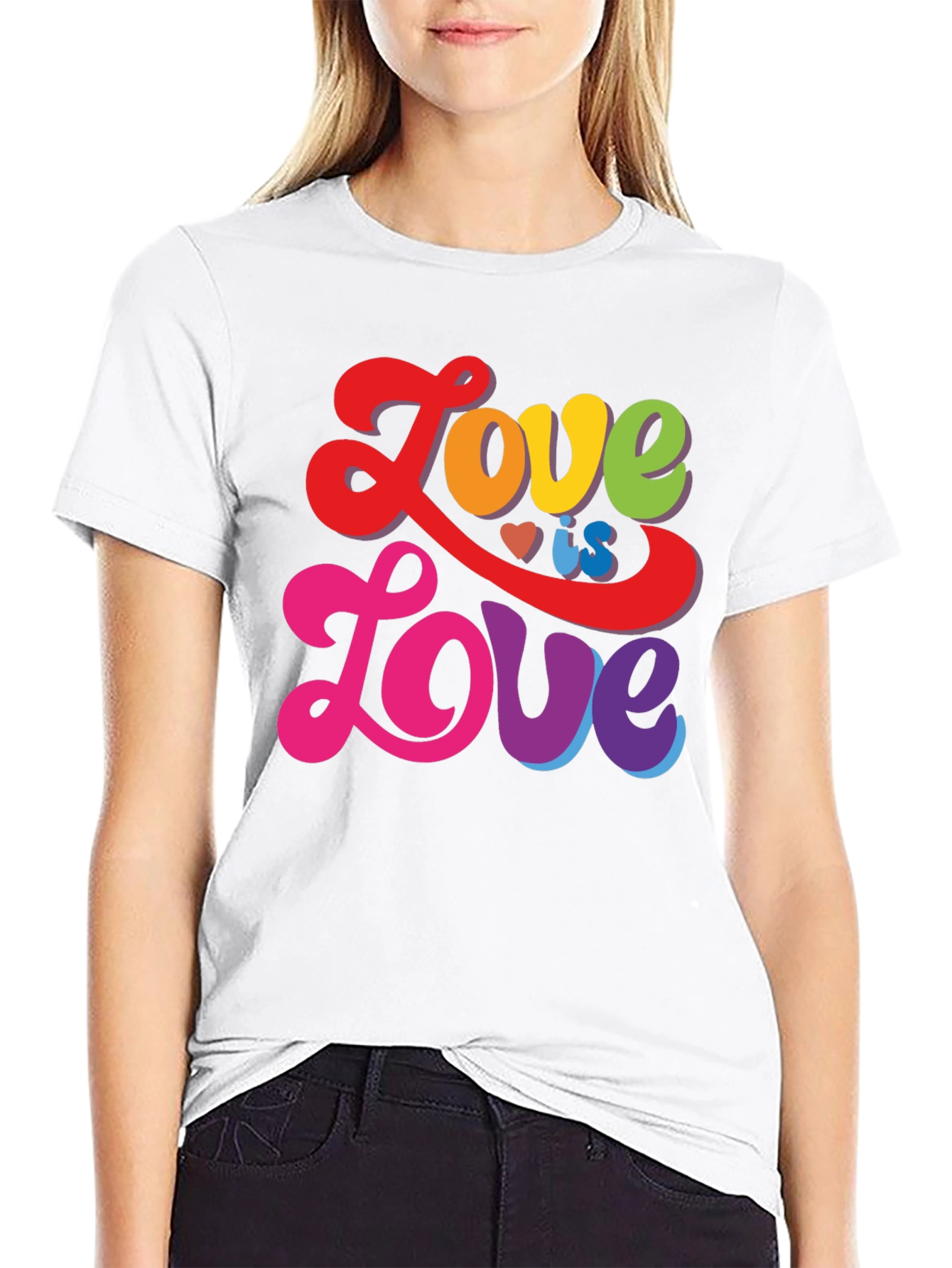 Love Is Love Rainbow T-Shirt - Pride Apparel