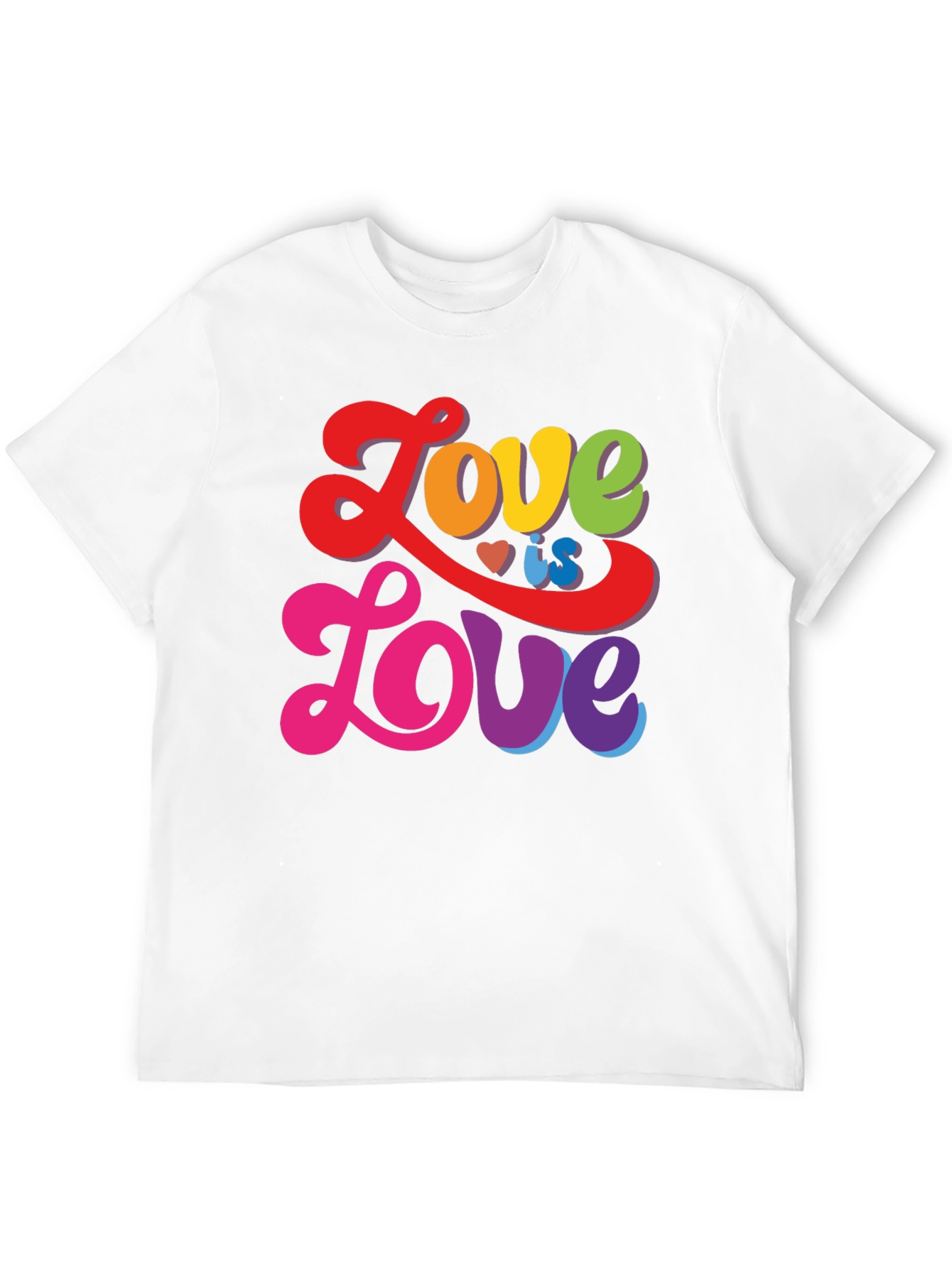 Love Is Love Rainbow T-Shirt - Pride Apparel