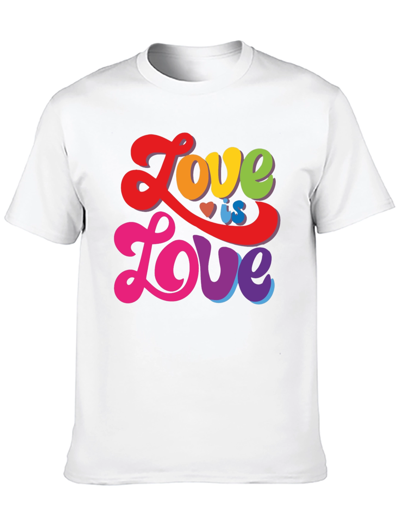 Love Is Love Rainbow T-Shirt - Pride Apparel