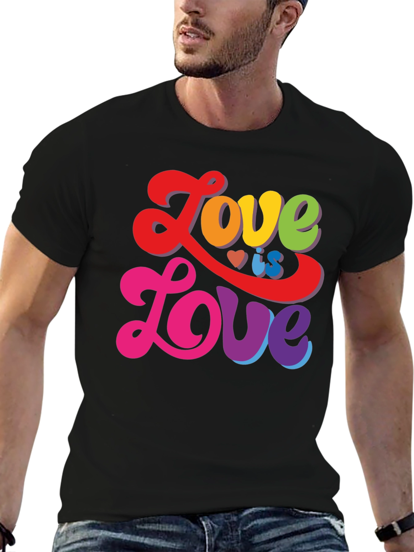 Love Is Love Rainbow T-Shirt - Pride Apparel