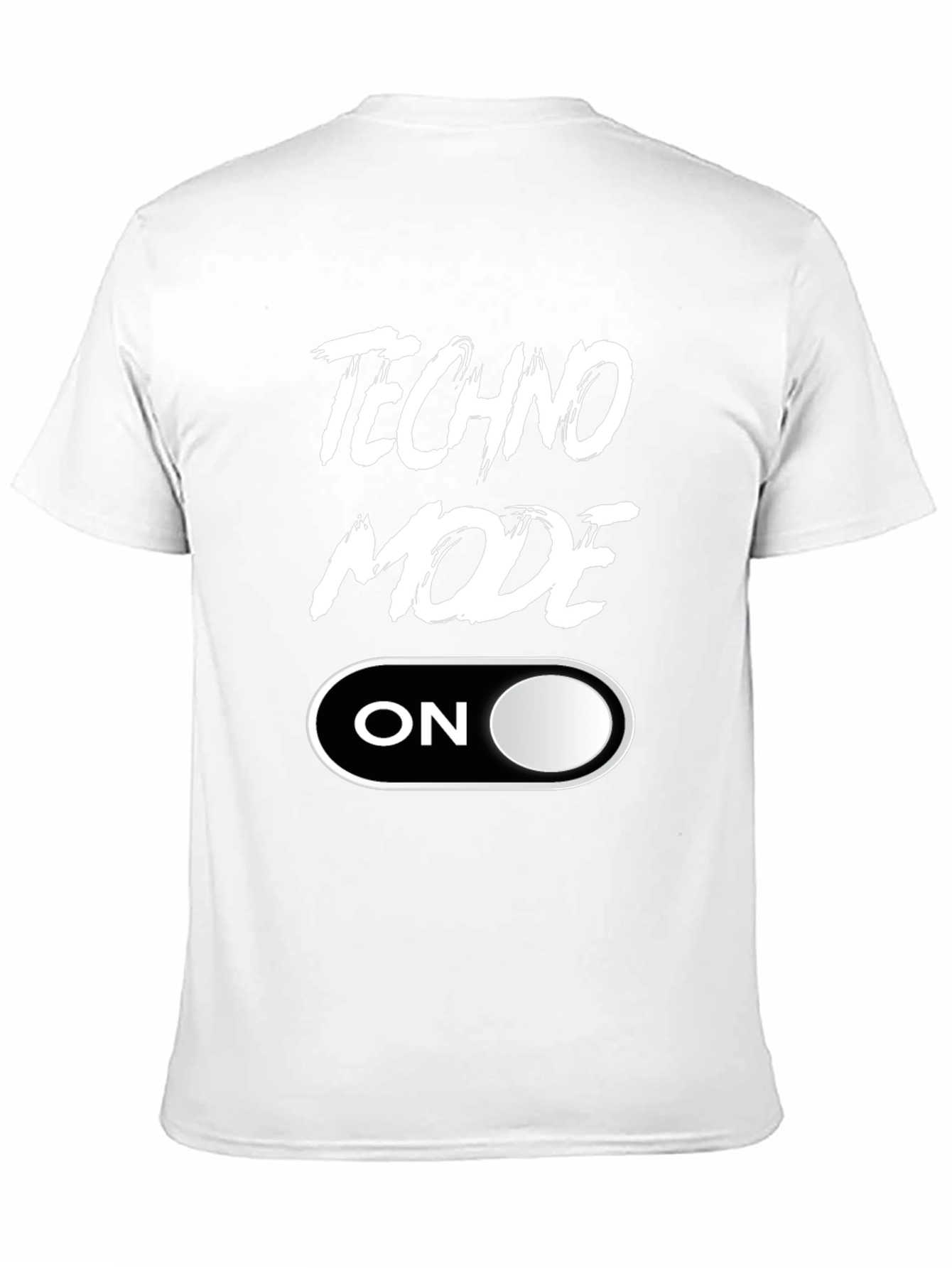 Techno Mode ON Black T-Shirt