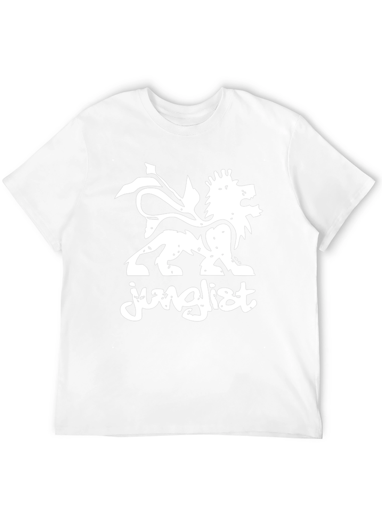 Junglist Lion Graphic Black T-Shirt