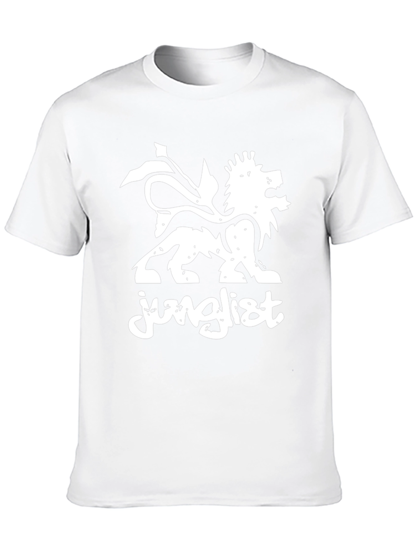 Junglist Lion Graphic Black T-Shirt