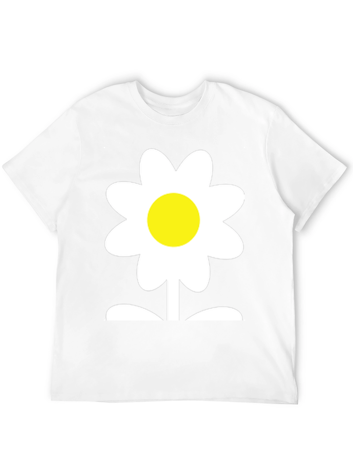 Daisy Flower Graphic Tee - Soft Cotton Blend