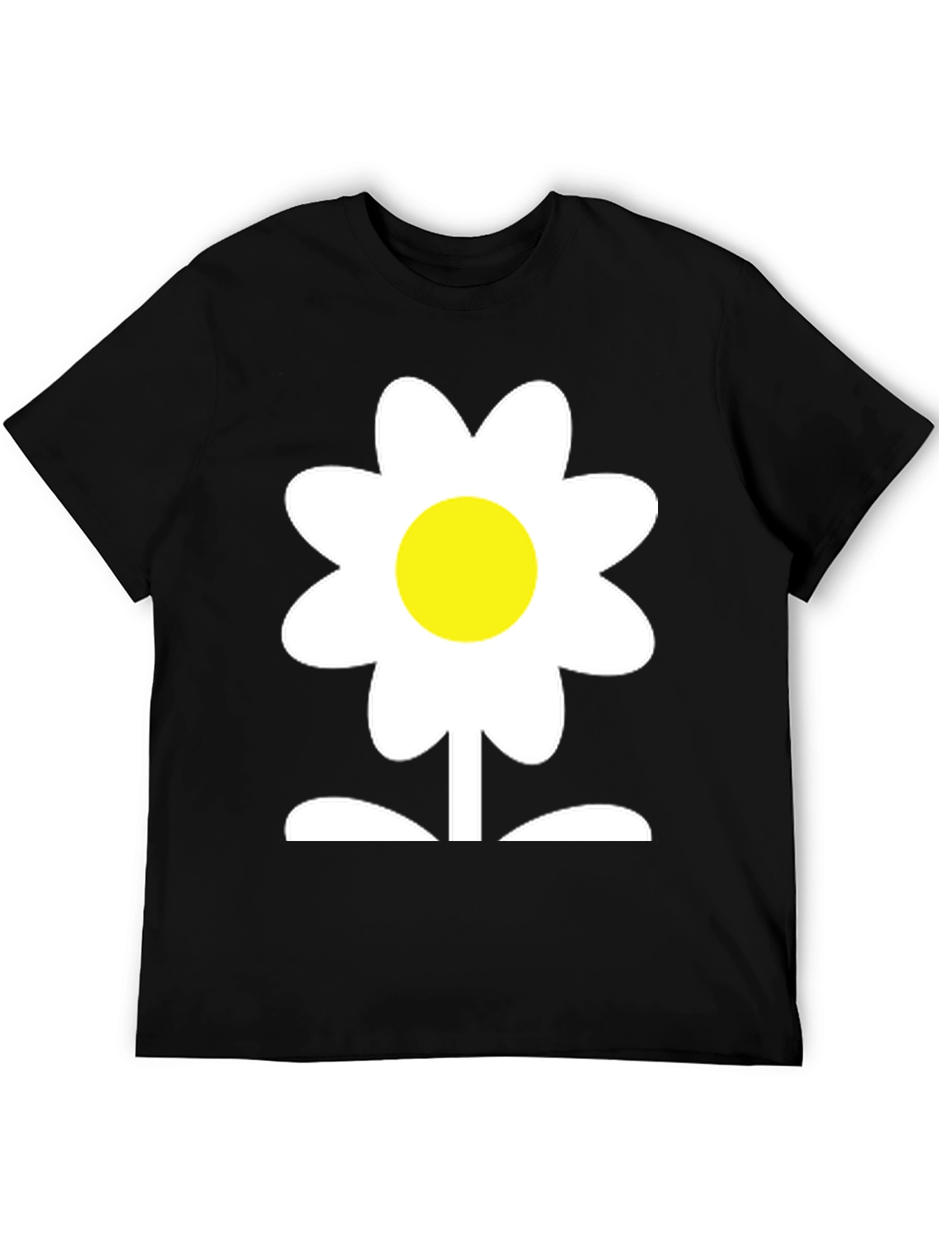 Daisy Flower Graphic Tee - Soft Cotton Blend