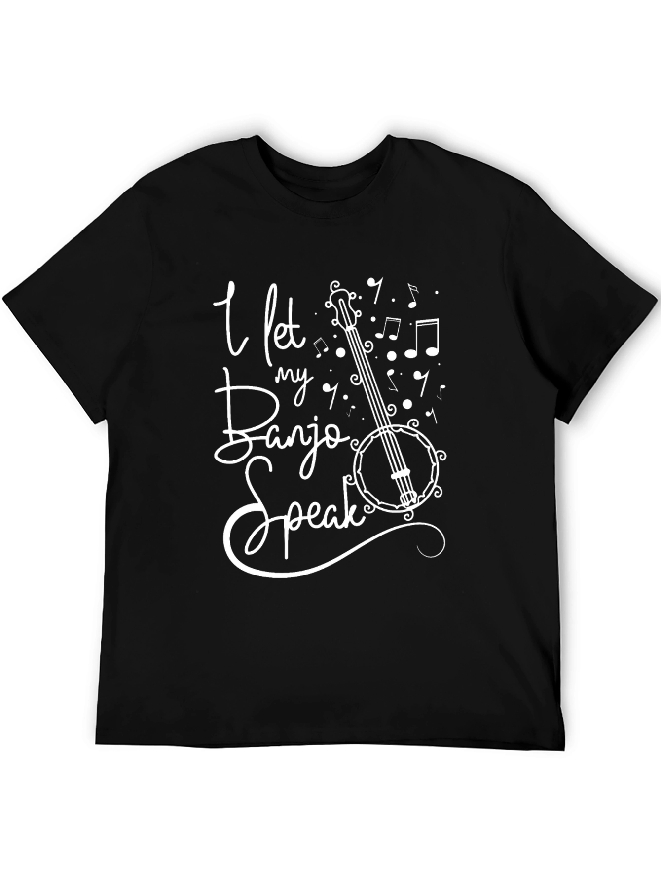 Banjo T-Shirt: Let My Banjo Speak Graphic Tee