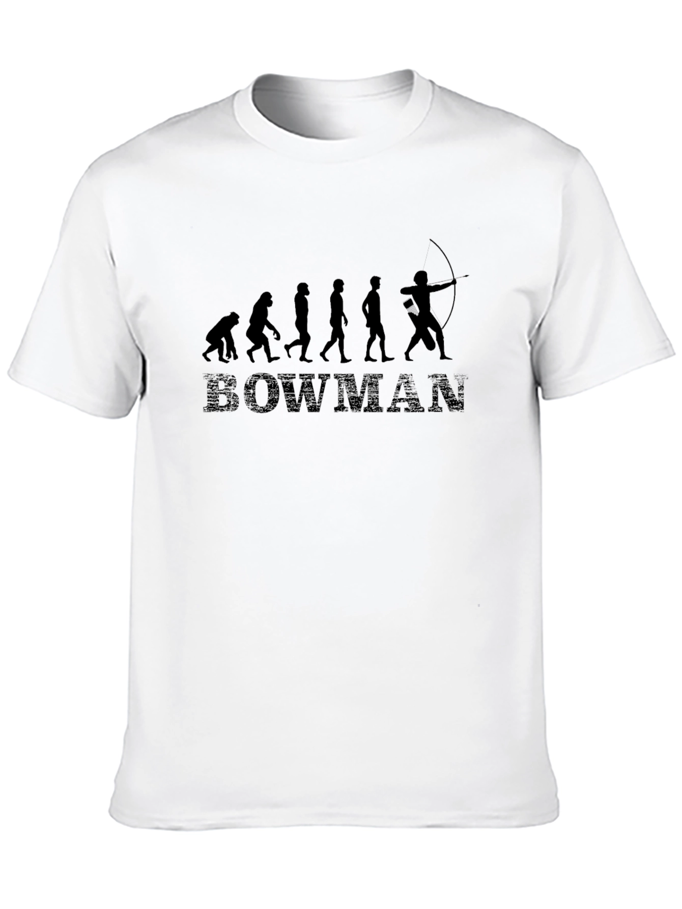 Evolution of Bowman Black T-Shirt