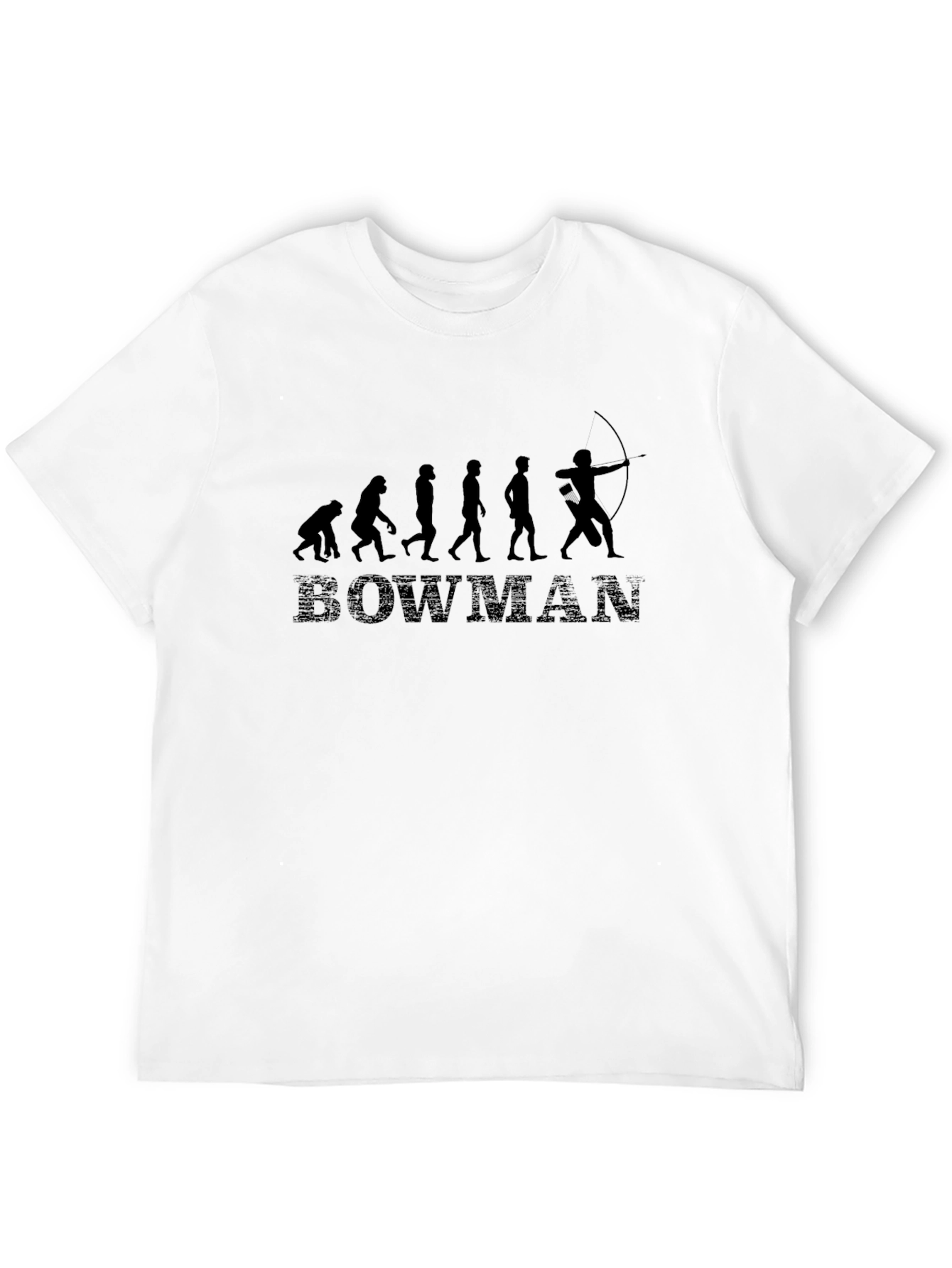 Evolution of Bowman Black T-Shirt