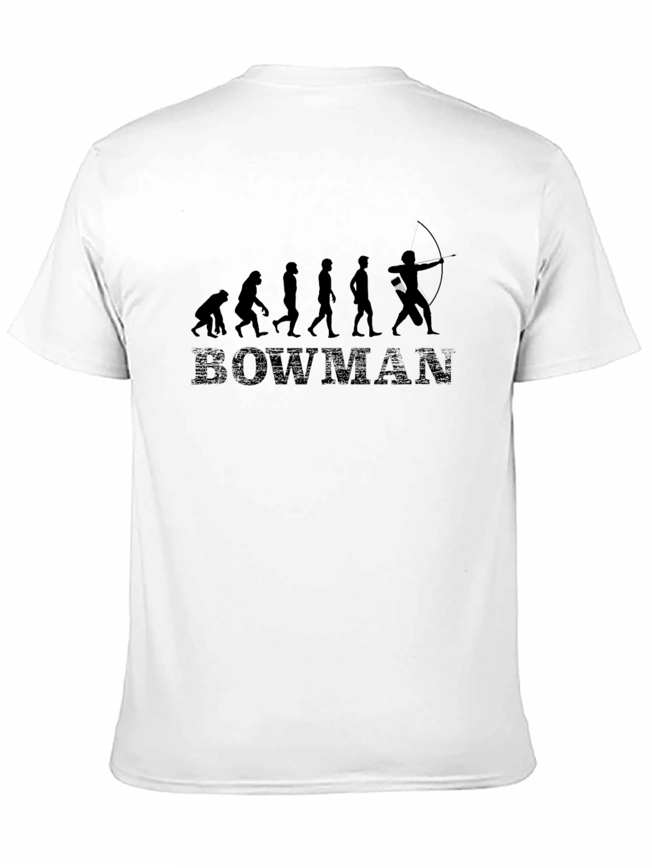 Evolution of Bowman Black T-Shirt