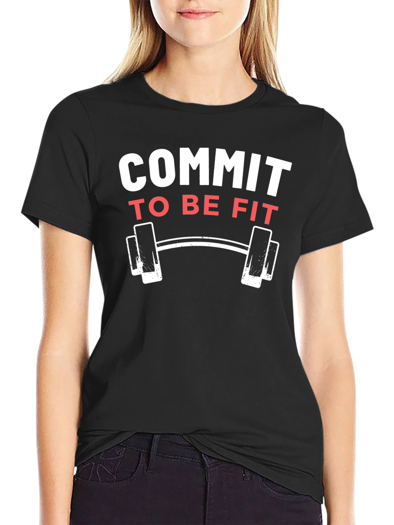 Commit To Be Fit Graphic Tee