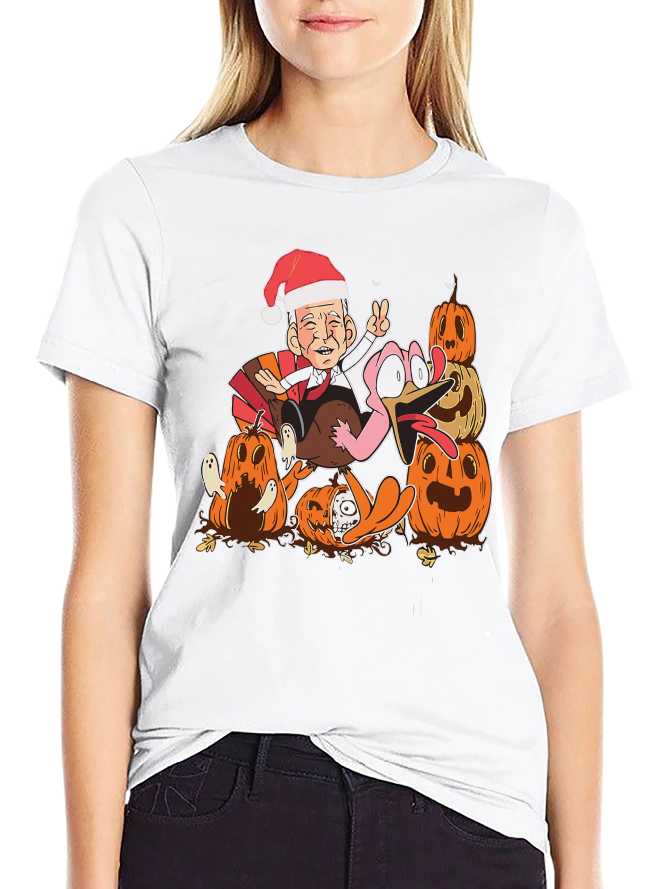 Festive Joe Biden Thanksgiving/Christmas T-Shirt