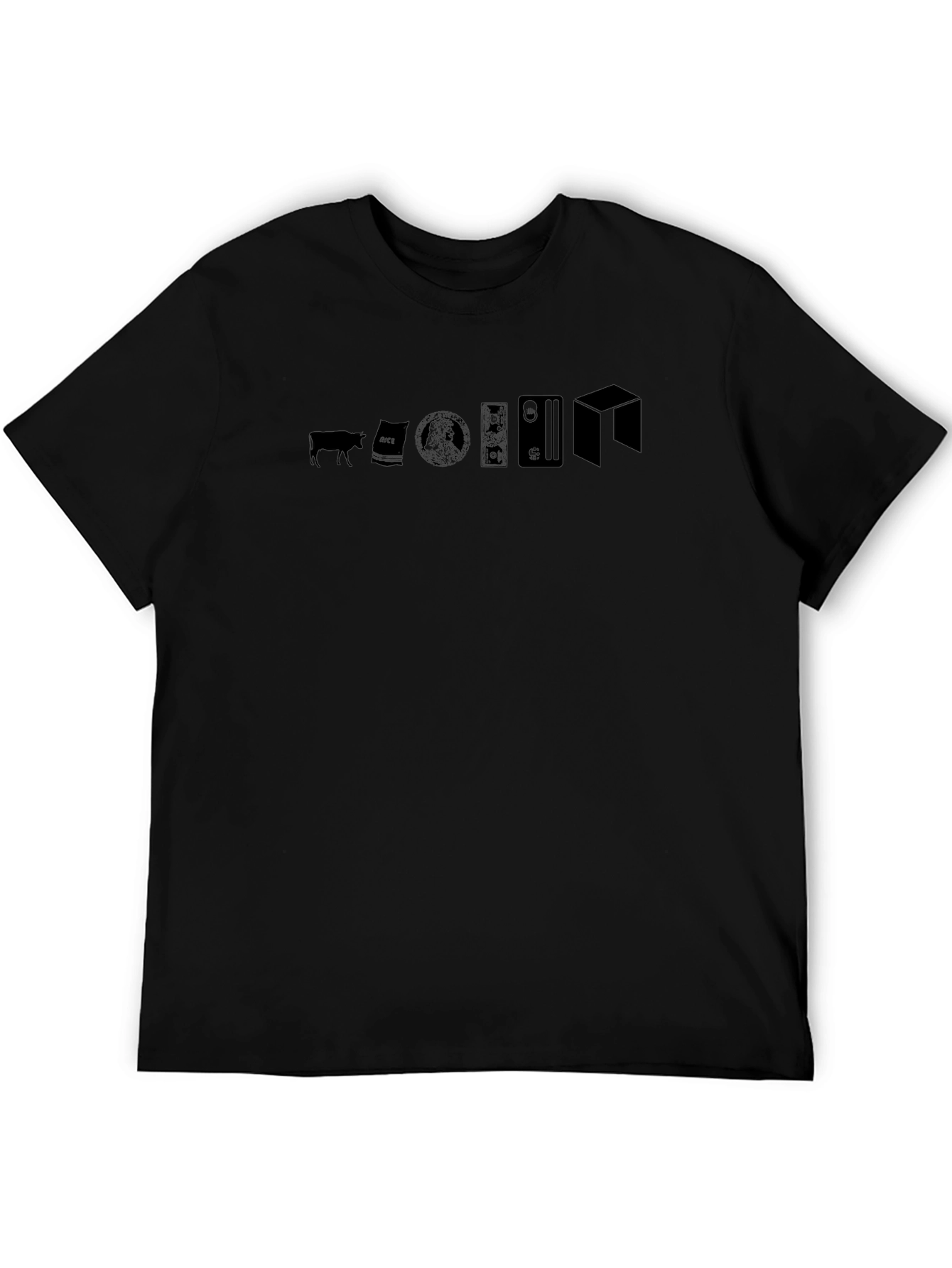 Evolution of Money Black T-Shirt