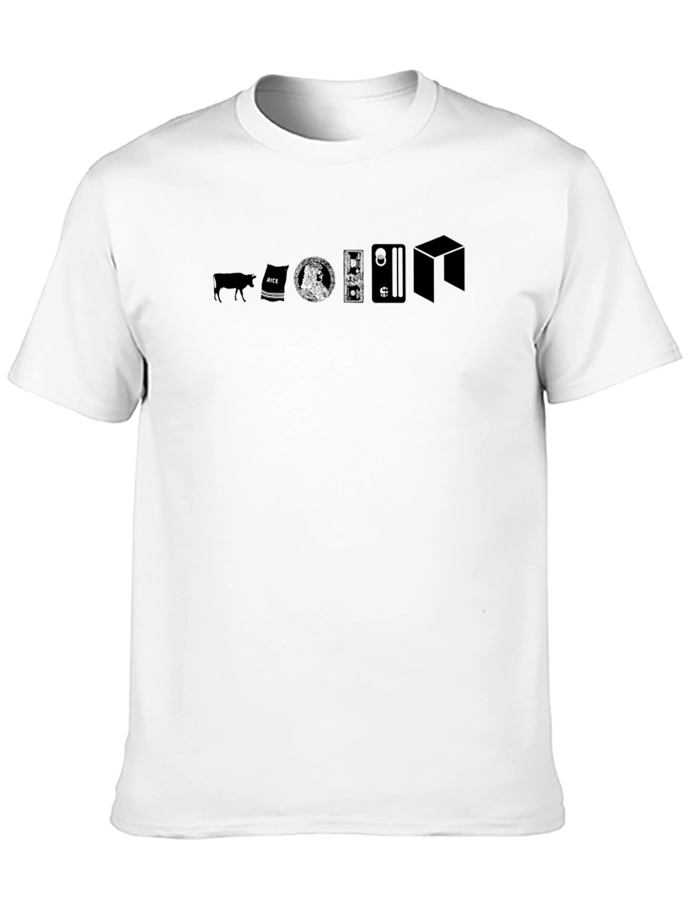 Evolution of Money Black T-Shirt